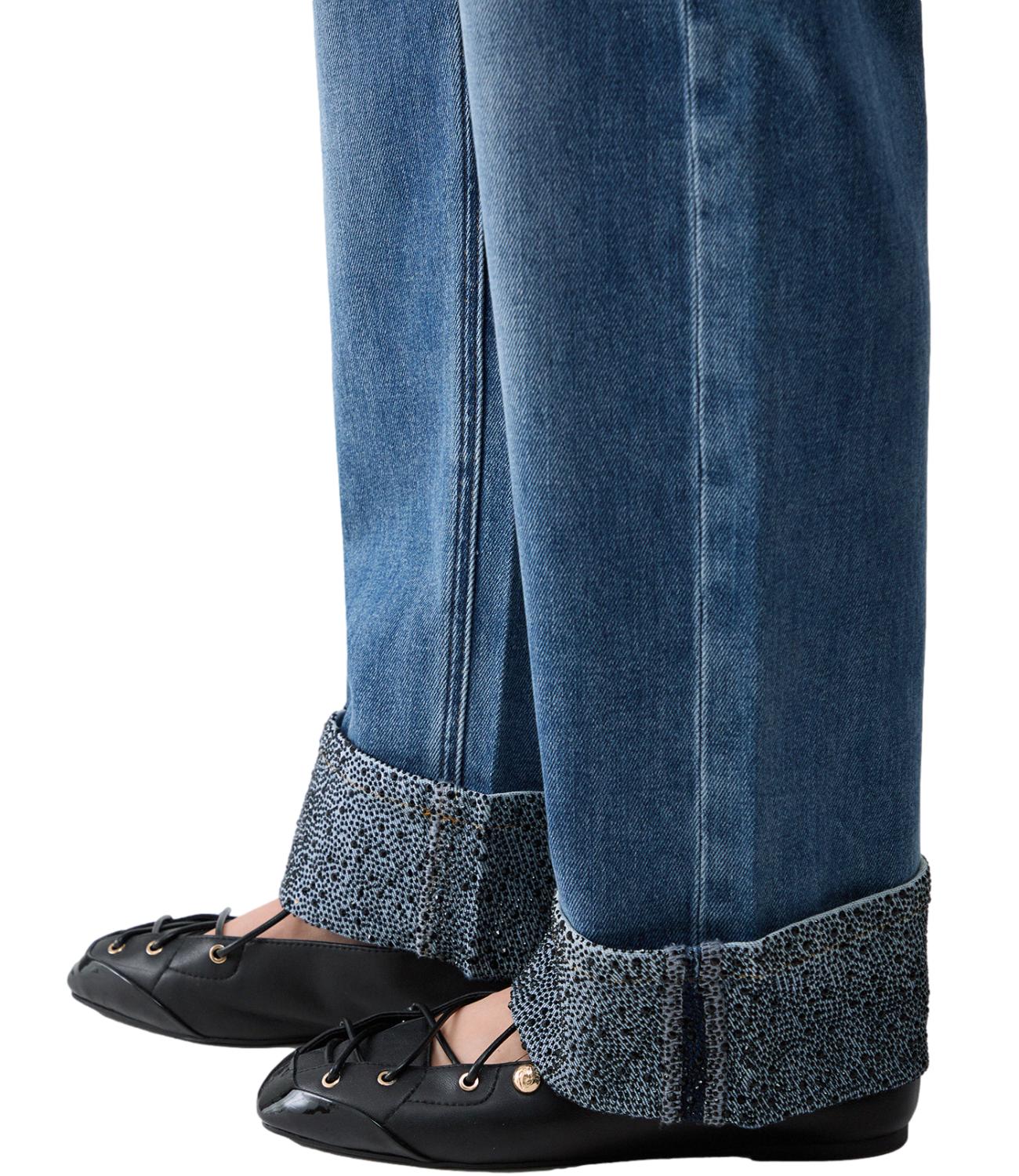 Jeans Liu jo UF6113D0365 Donna - Den.blue Lt.flower W