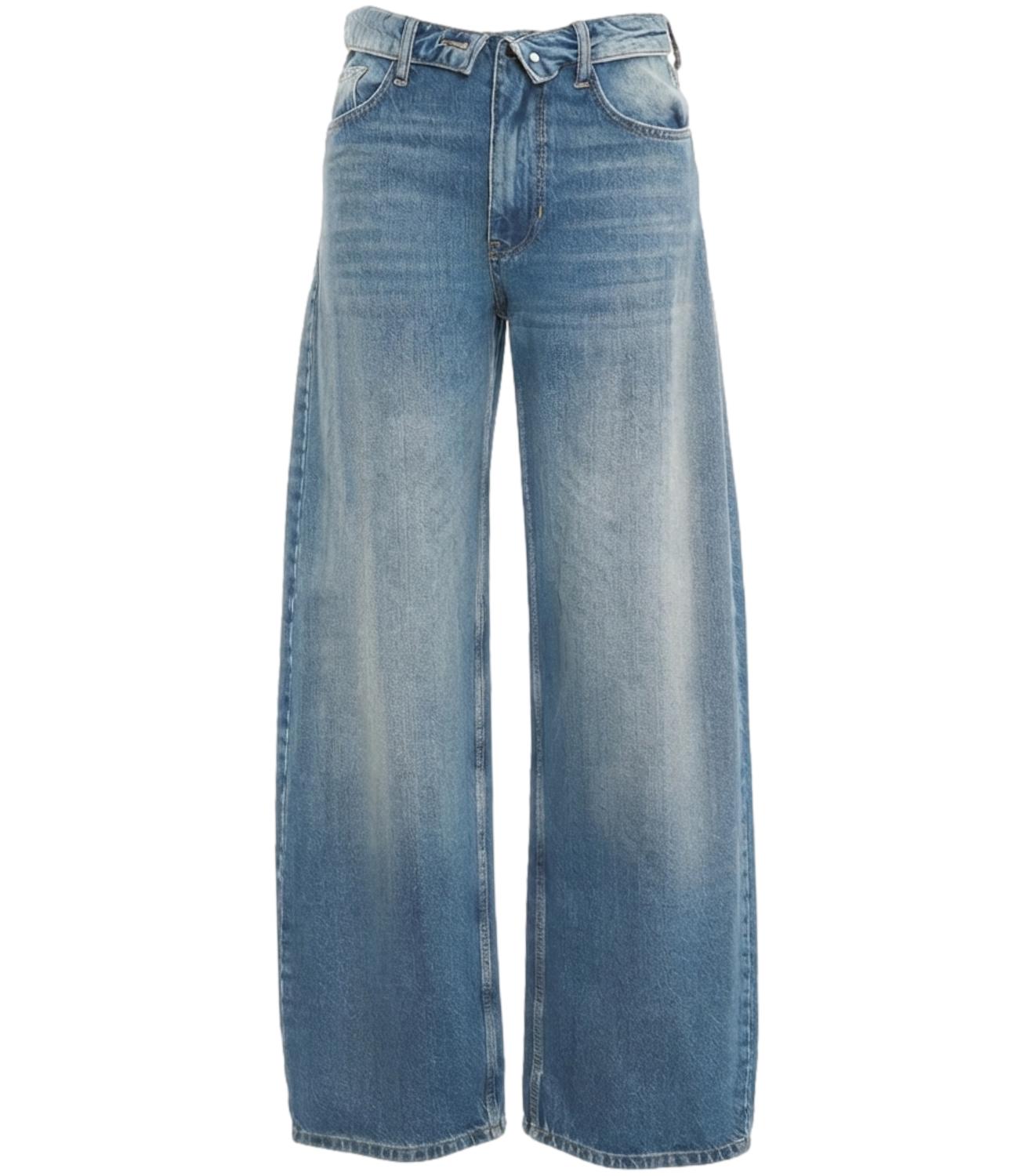 Jeans Liu jo UF6500D0396 Donna - Den.blue Vint.zip wa