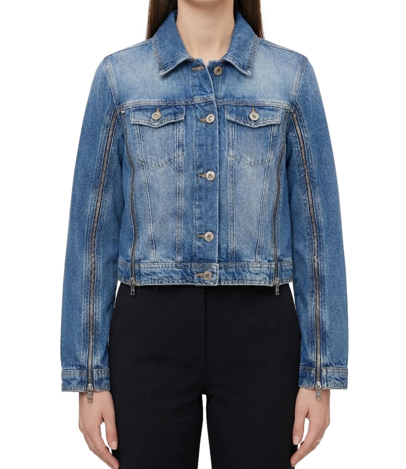Giubbotto Liu jo UF6501D0396 Donna - Den.blue Vint.zip wa