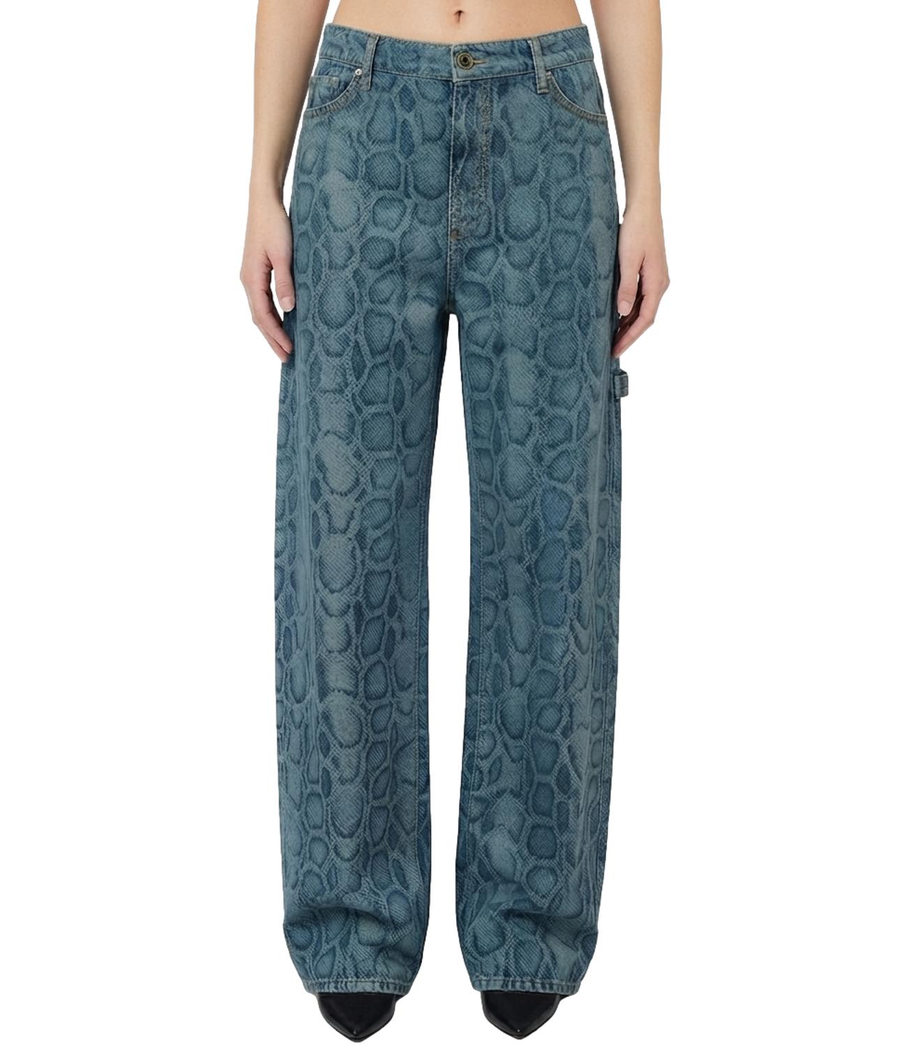 Jeans Liu jo UF6519D0397 Donna - Den.blue Summ.animal