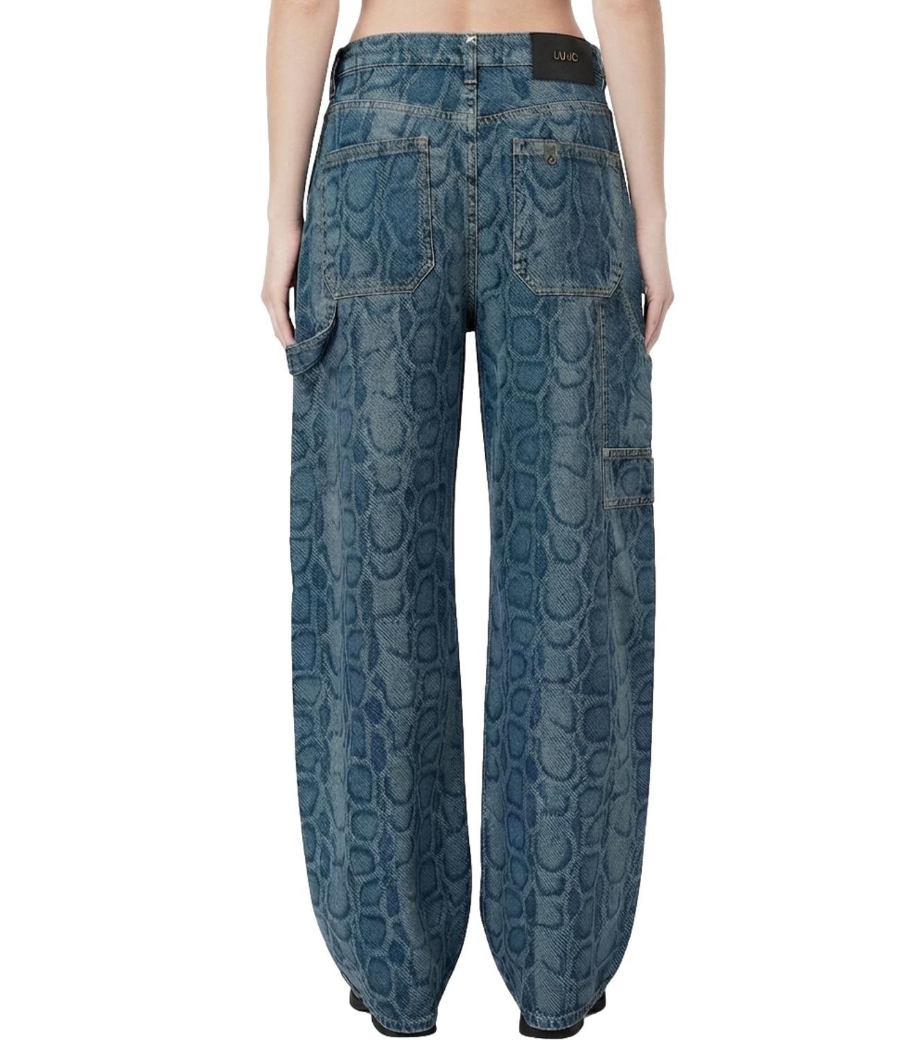 Jeans Liu jo UF6519D0397 Donna - Den.blue Summ.animal