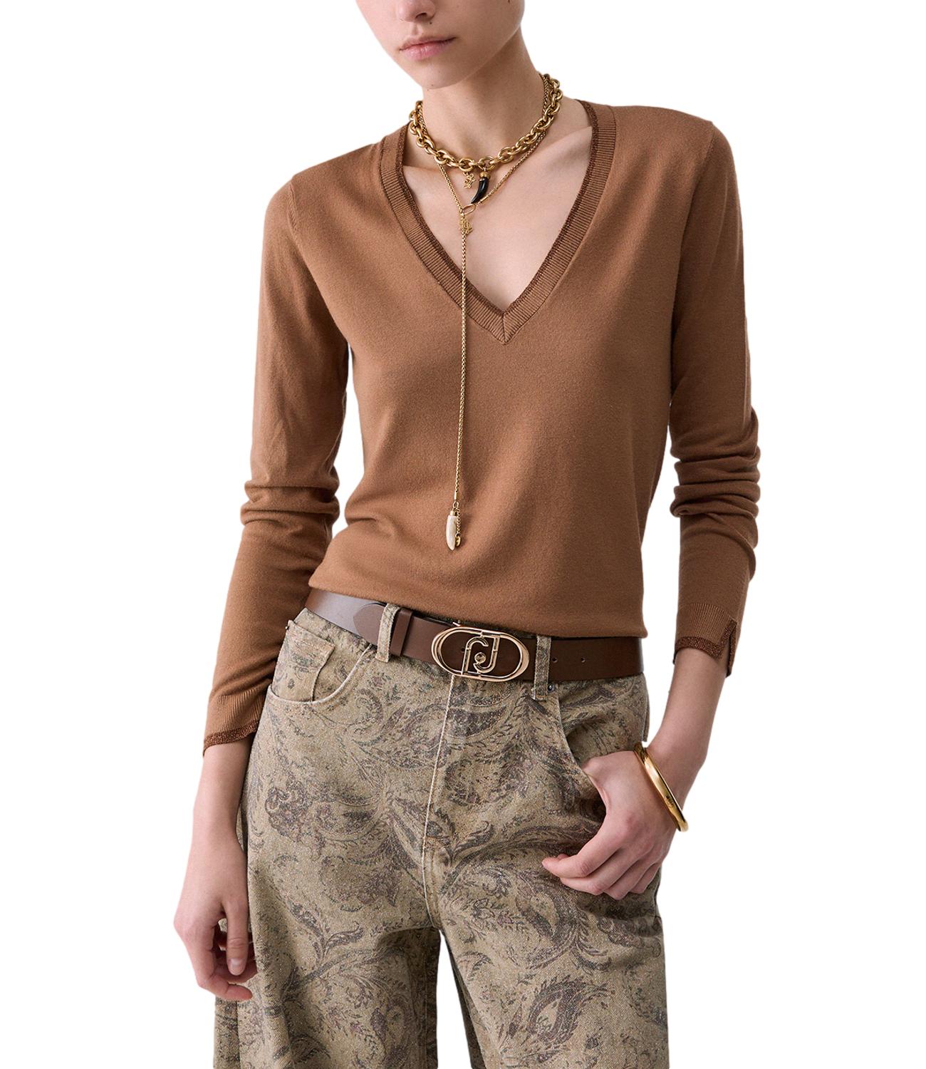 Maglia Liu jo WF6012MS49I Donna - Cocoa Creme
