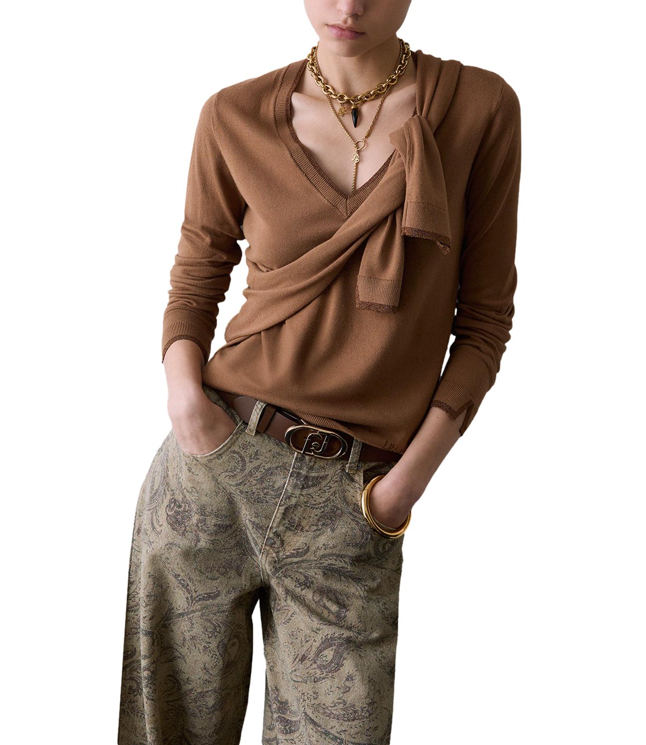 Maglia Liu jo WF6012MS49I Donna - Cocoa Creme