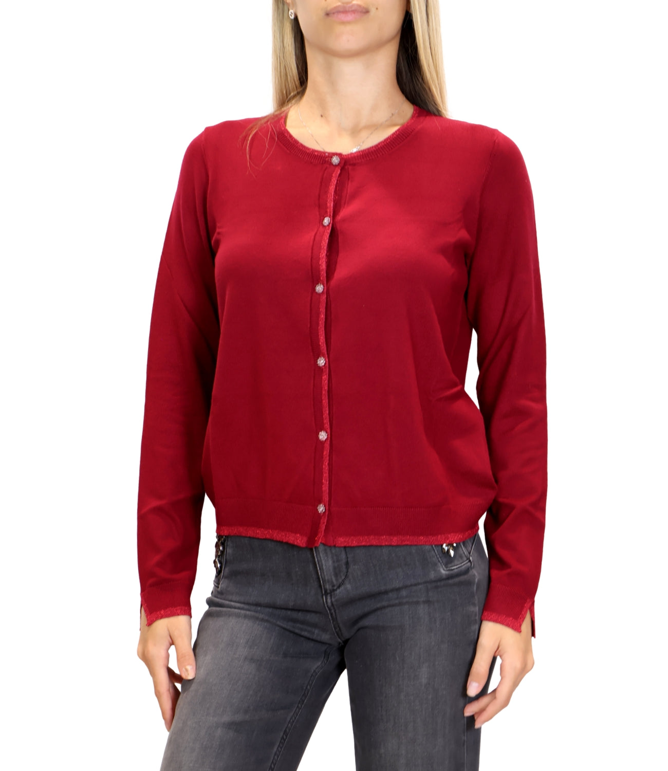 Cardigan Liu jo WF6014MS49I Donna - Scarlet