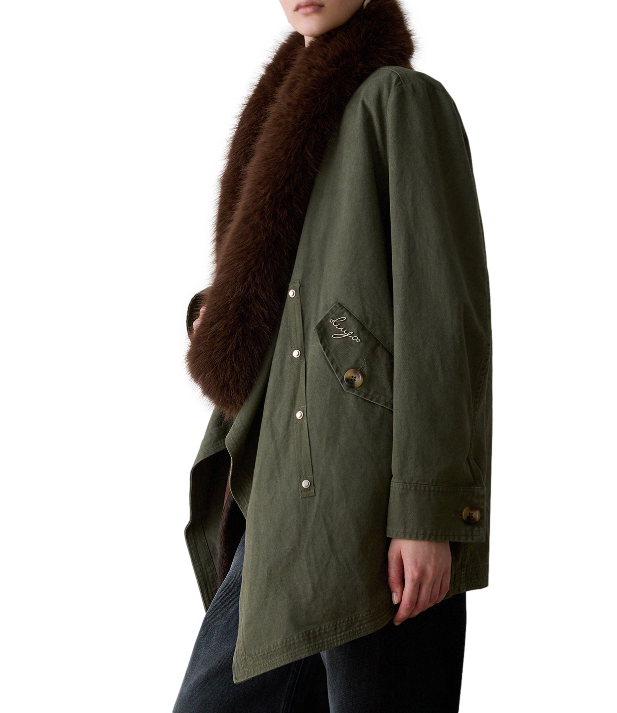 Giaccone Liu jo WF6076T718A Donna - Verde Alpino