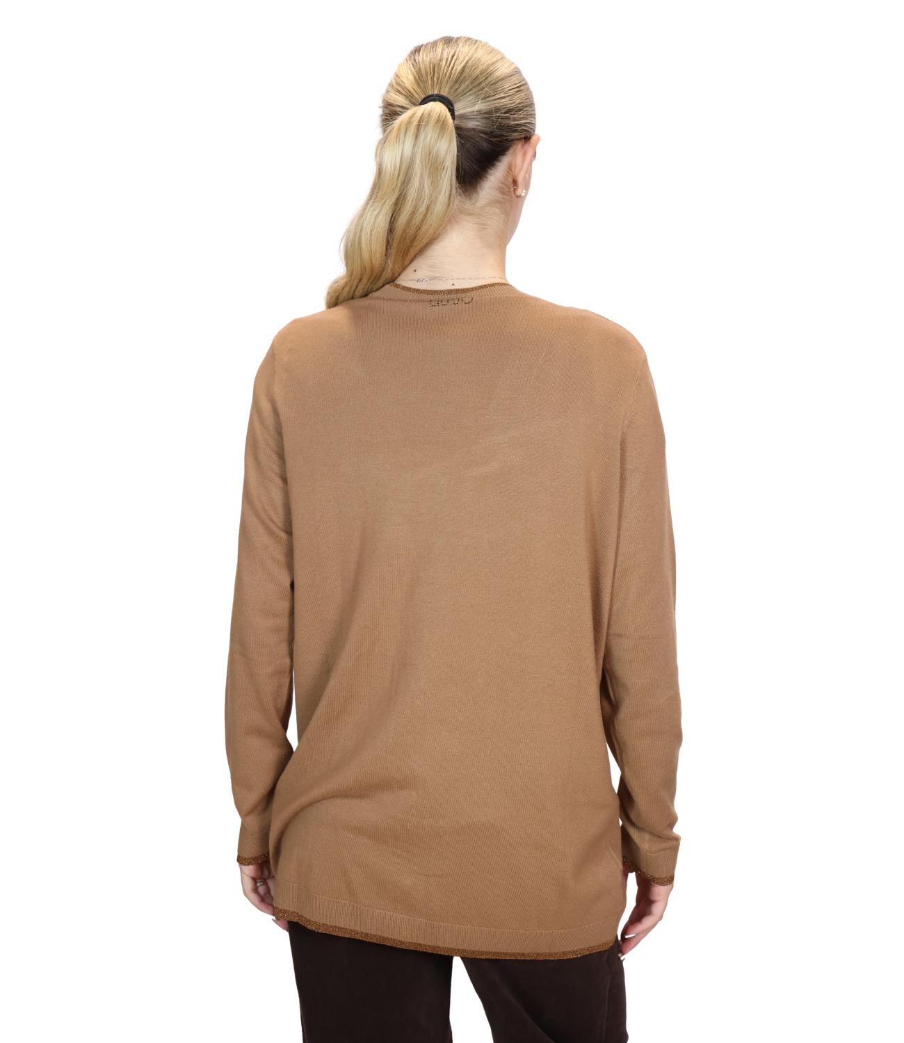 Maglia Liu jo WF6083MS49I Donna - Cocoa Creme