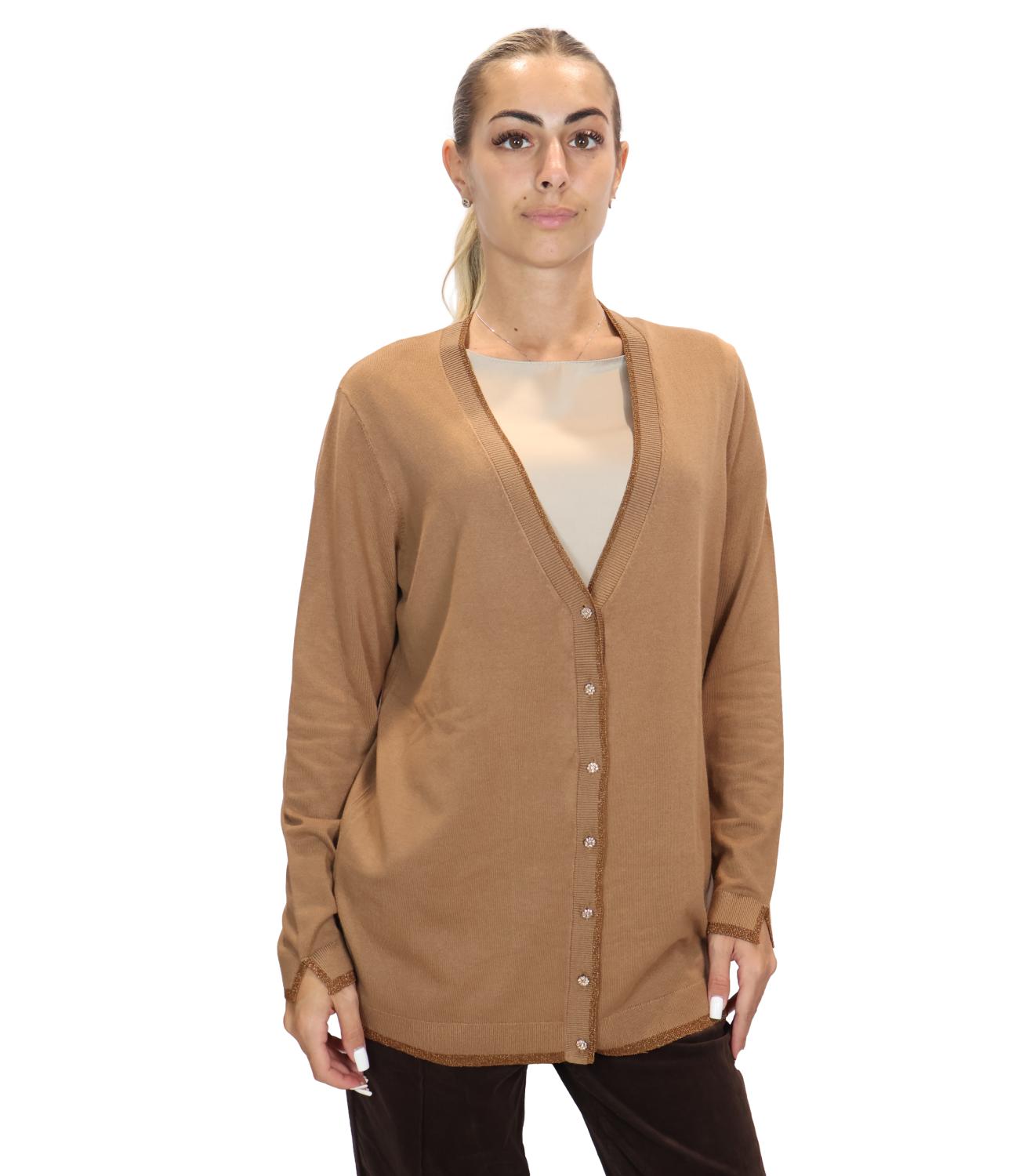 Maglia Liu jo WF6083MS49I Donna - Cocoa Creme