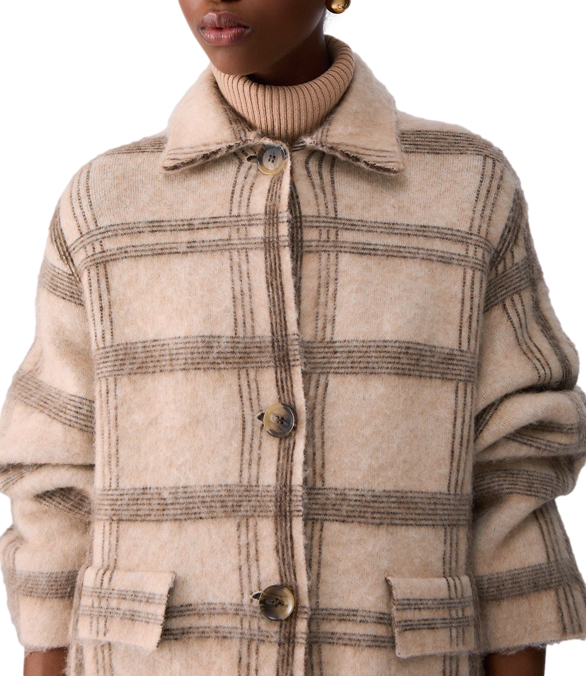 Cappotto Liu jo WF6190MA49S Donna - Jacq Brown Check