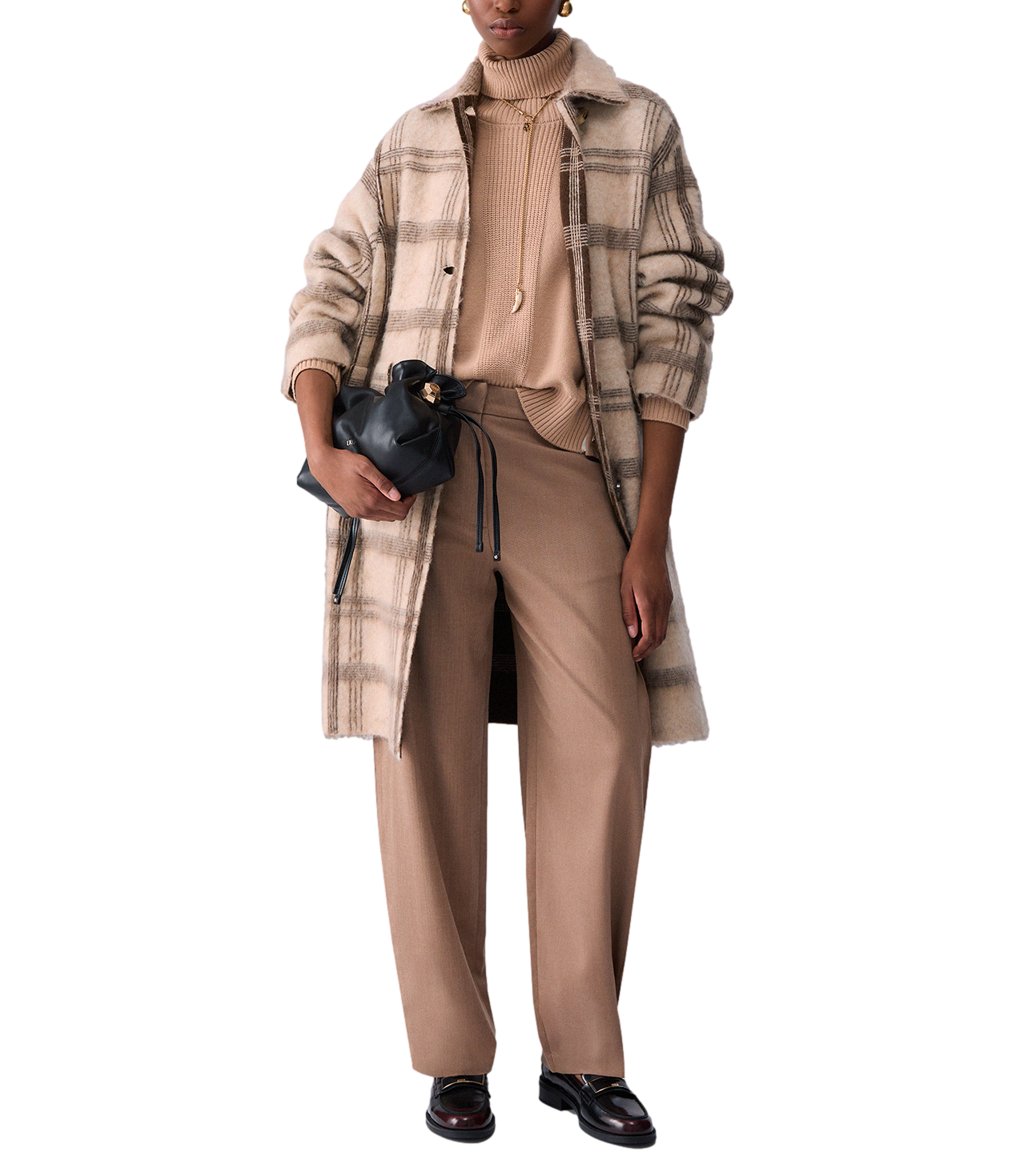 Cappotto Liu jo WF6190MA49S Donna - Jacq Brown Check