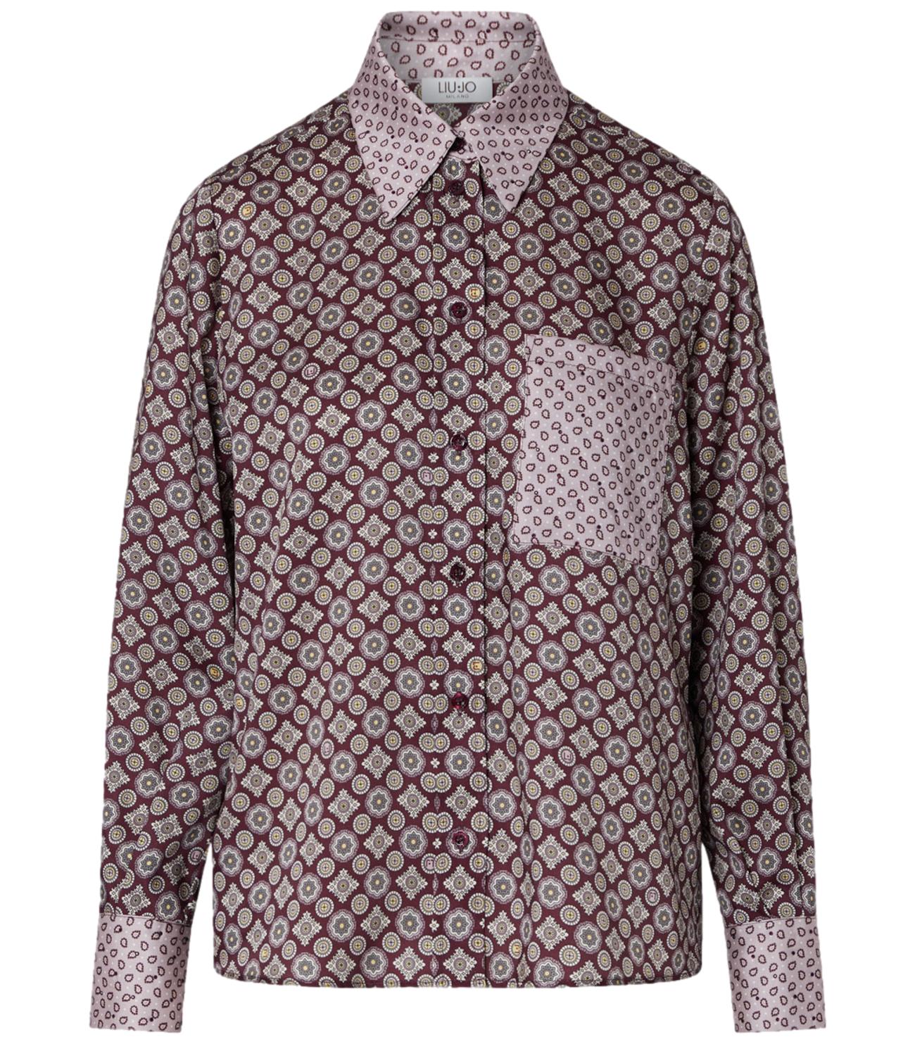 Camicia Liu jo WF6198TS531 Donna - Big Auberg Geom/sm L