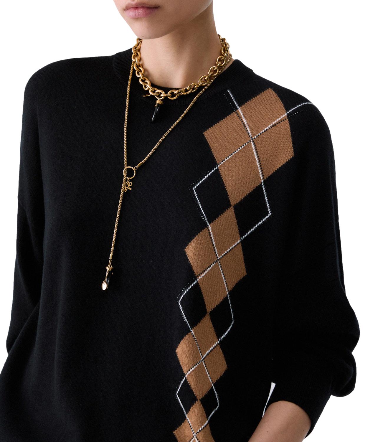 Maglia Liu jo WF6231MA16R Donna - Ballantyne Black/bei