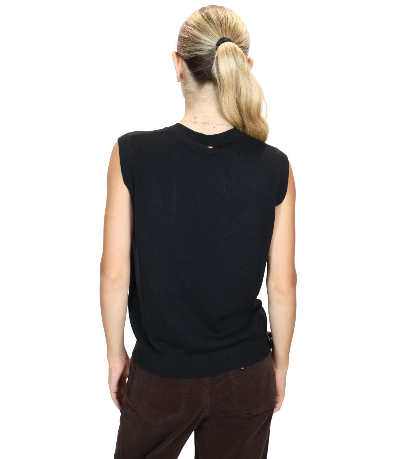 Maglia Liu jo WF6289MA16R Donna - Ballantyne Black/bei