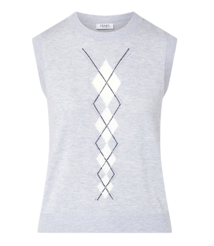 Maglia Liu jo WF6289MA16R Donna - Ballantyne L.gray/bc