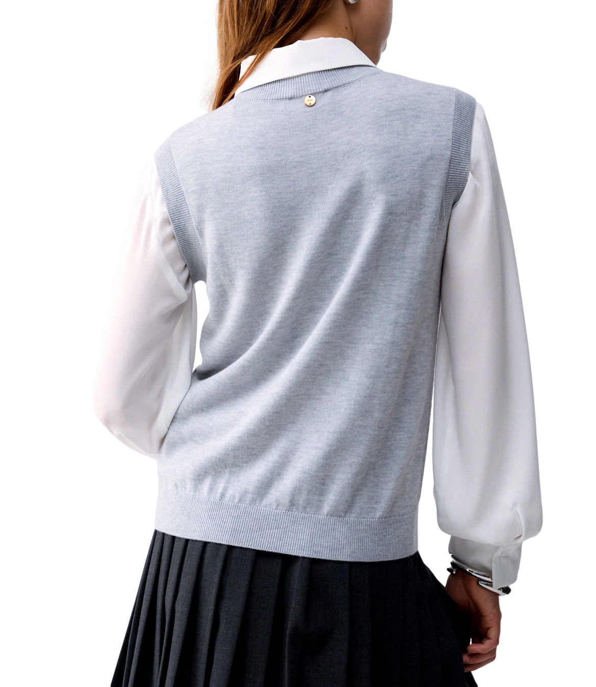 Maglia Liu jo WF6289MA16R Donna - Ballantyne L.gray/bc
