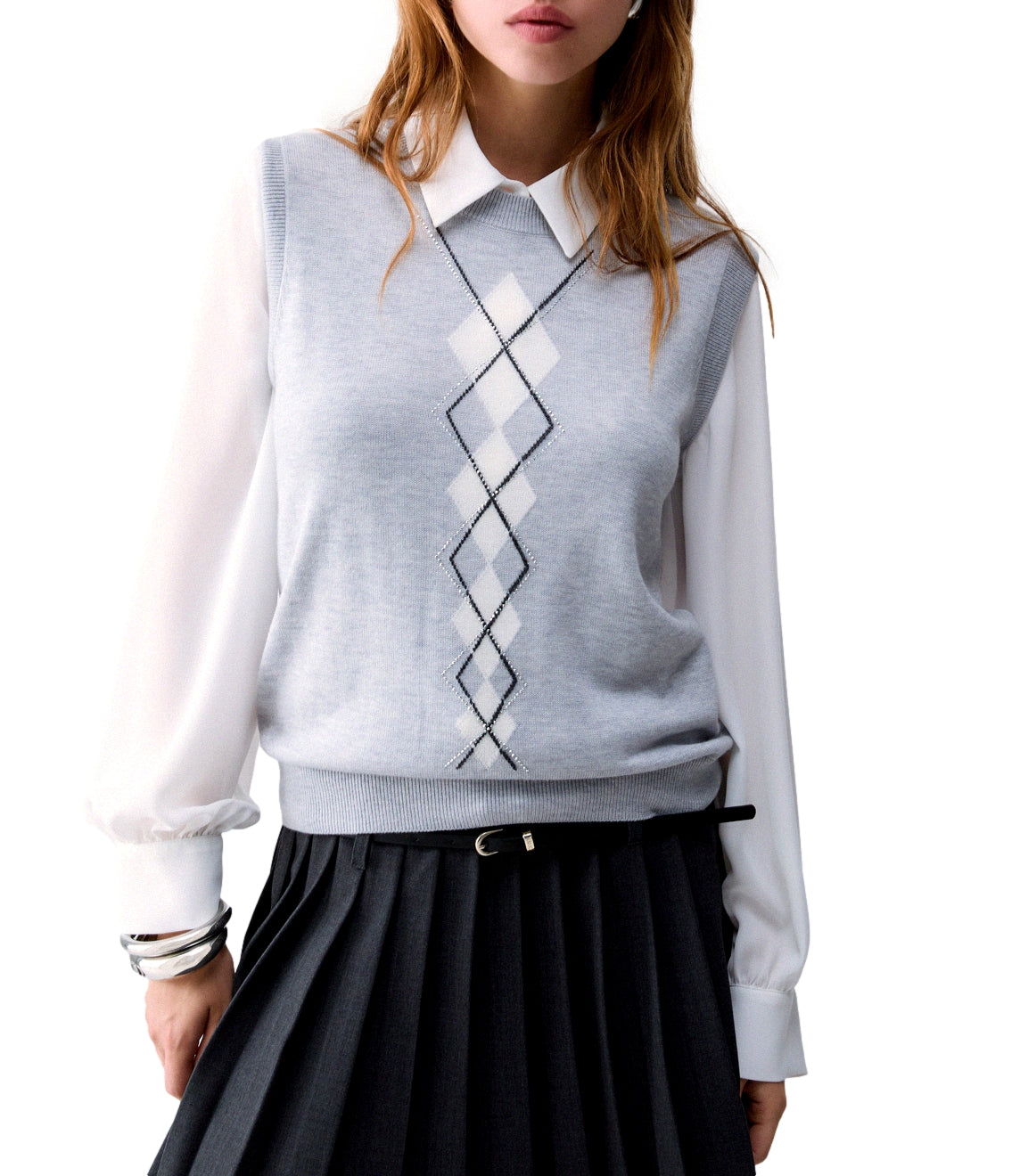Maglia Liu jo WF6289MA16R Donna - Ballantyne L.gray/bc