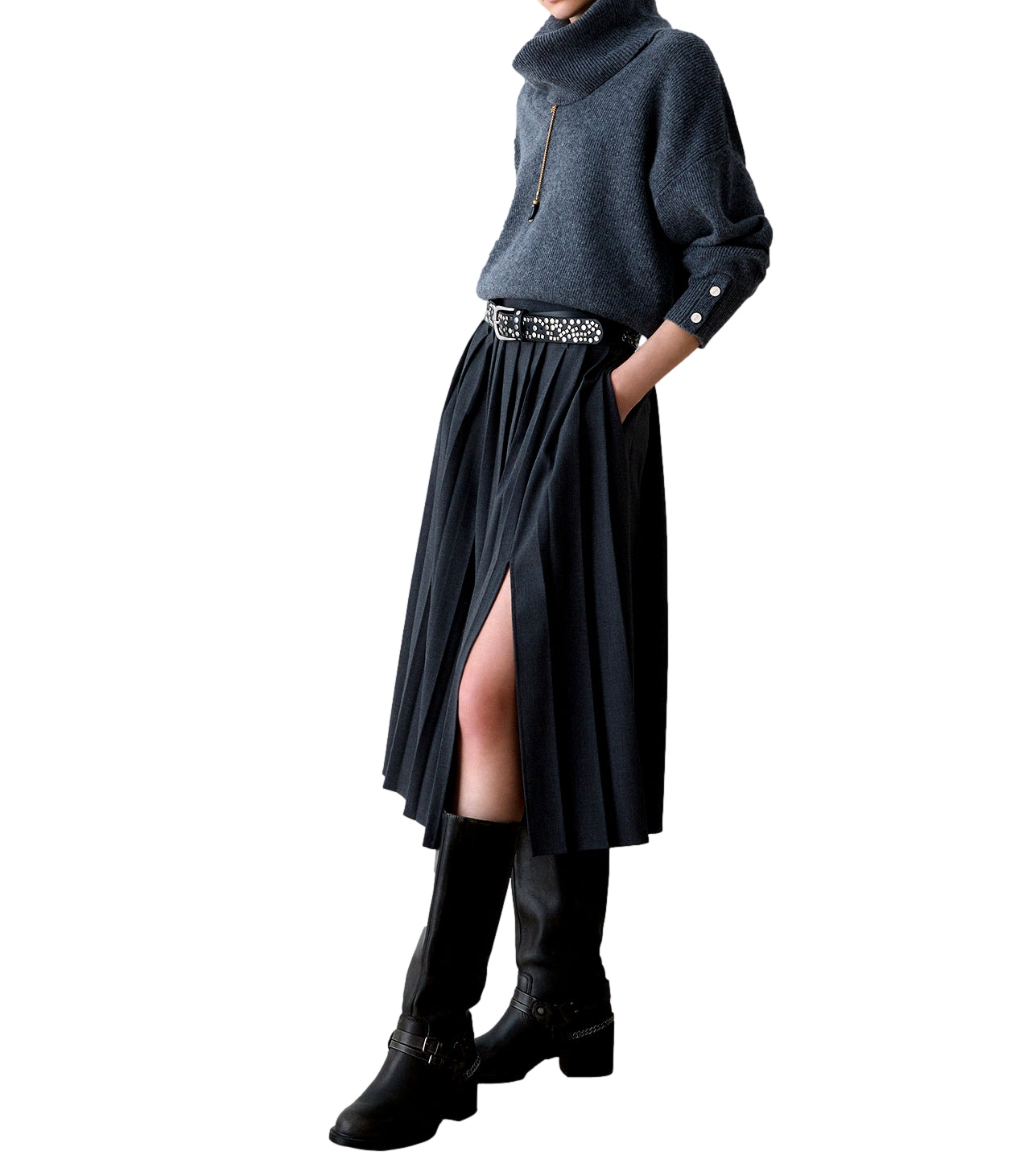 Gonna Liu jo WF6308T743A Donna - Dark Grey Melange