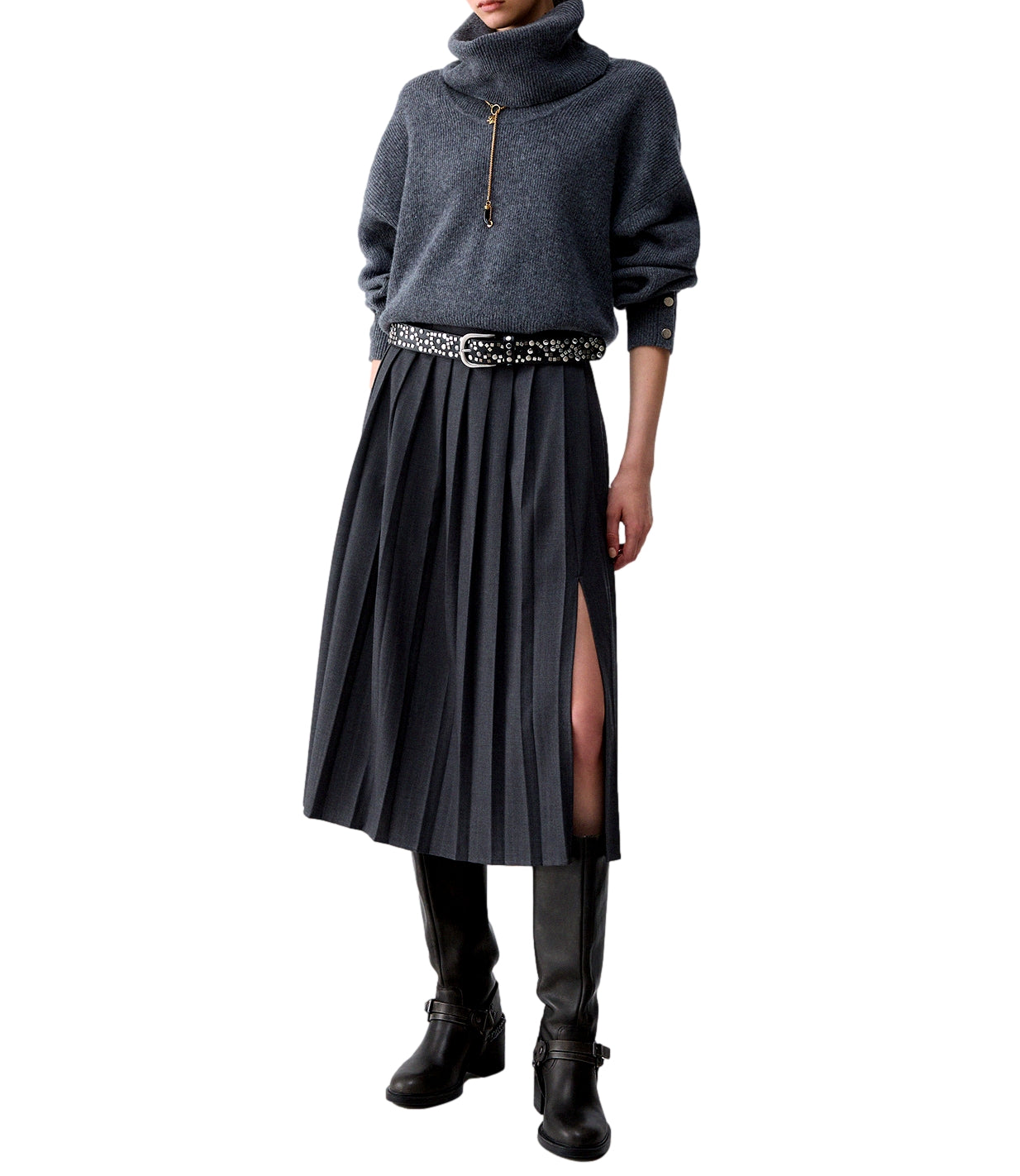 Gonna Liu jo WF6308T743A Donna - Dark Grey Melange