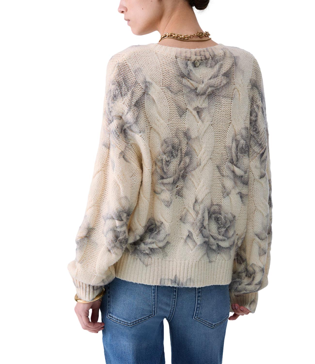 Maglia Liu jo WF6399MA48S Donna - Gray Rose Print