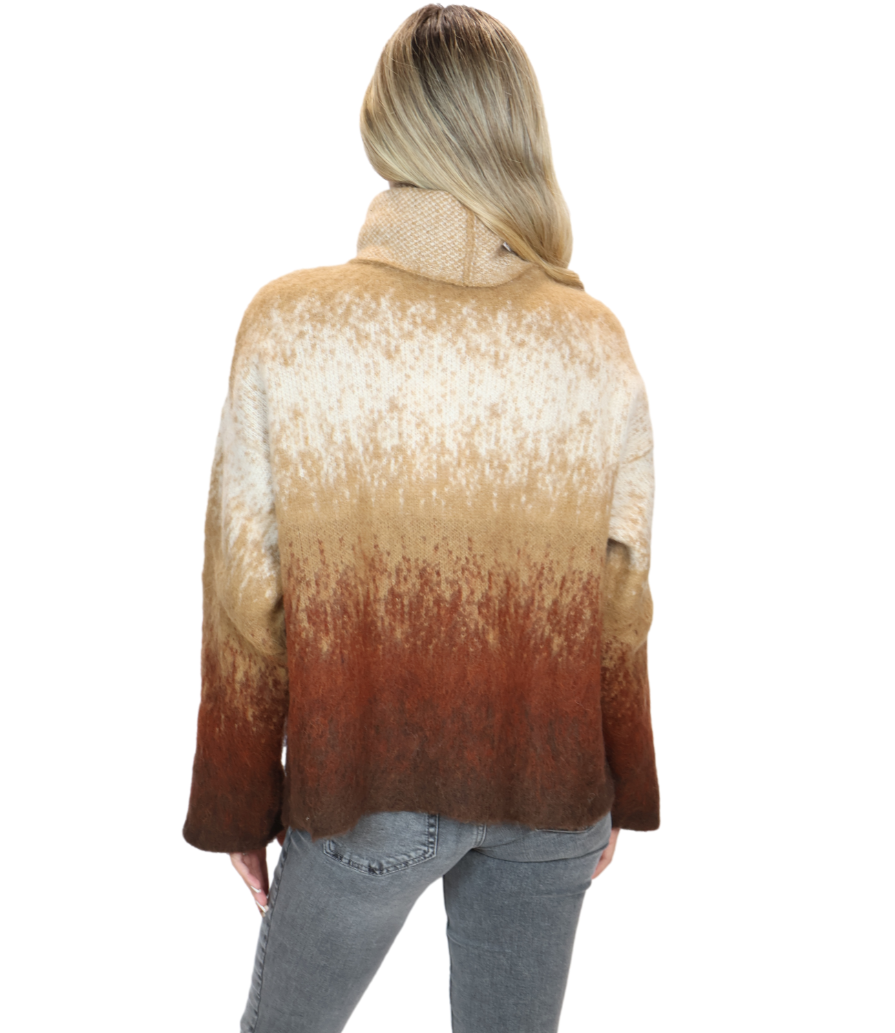 Maglia Liu jo WF6426MA58P Donna - Camel Alpace Degrade