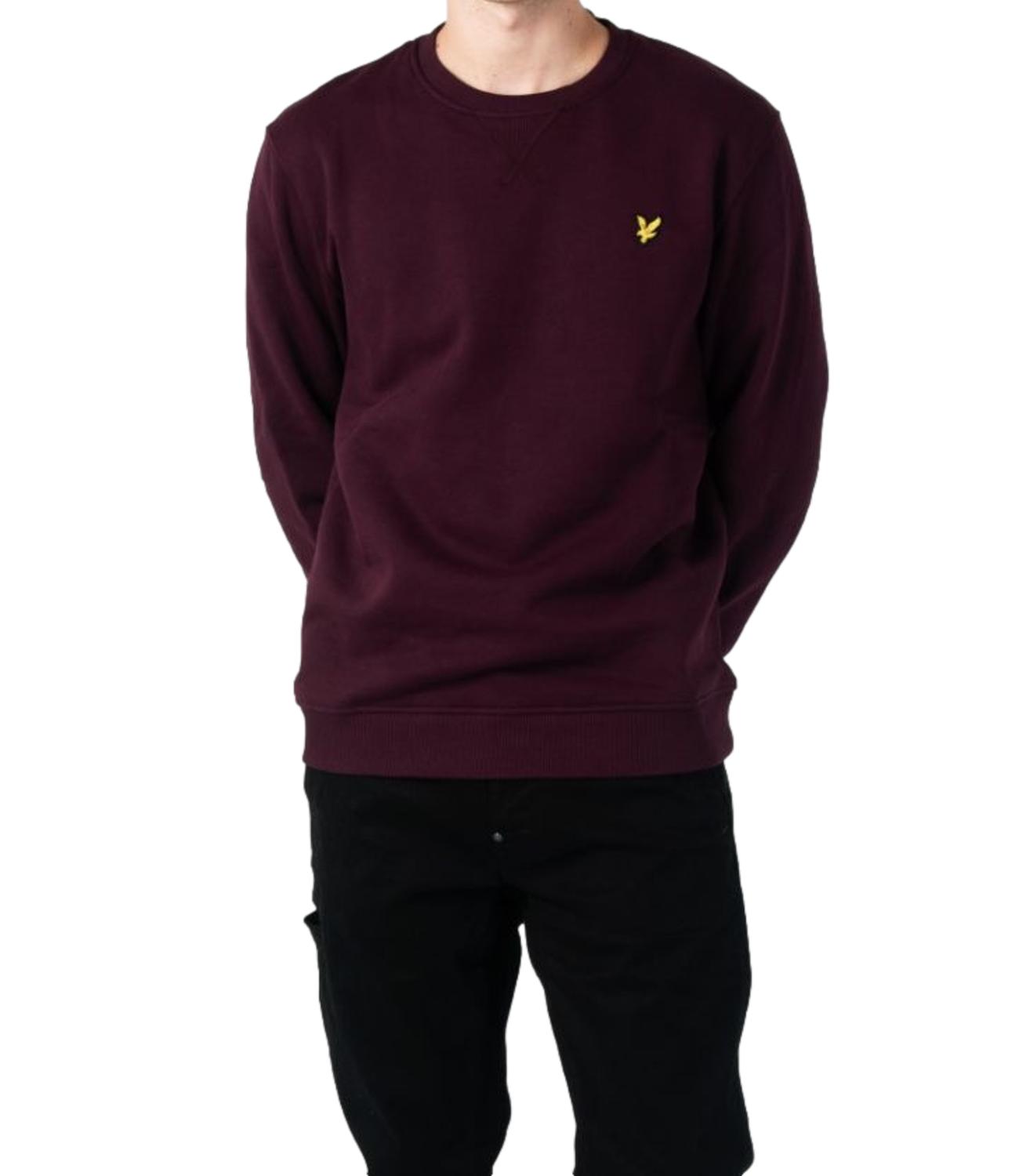 Felpa Lyle & Scott bordeaux burgundy