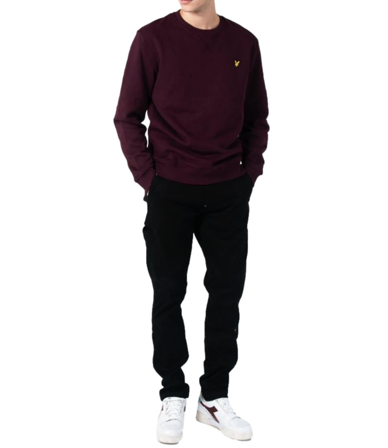 Felpa Lyle & Scott bordeaux burgundy