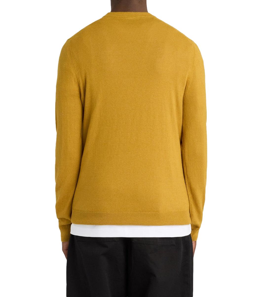 Pullover girocollo Lyle & Scott giallo bronze