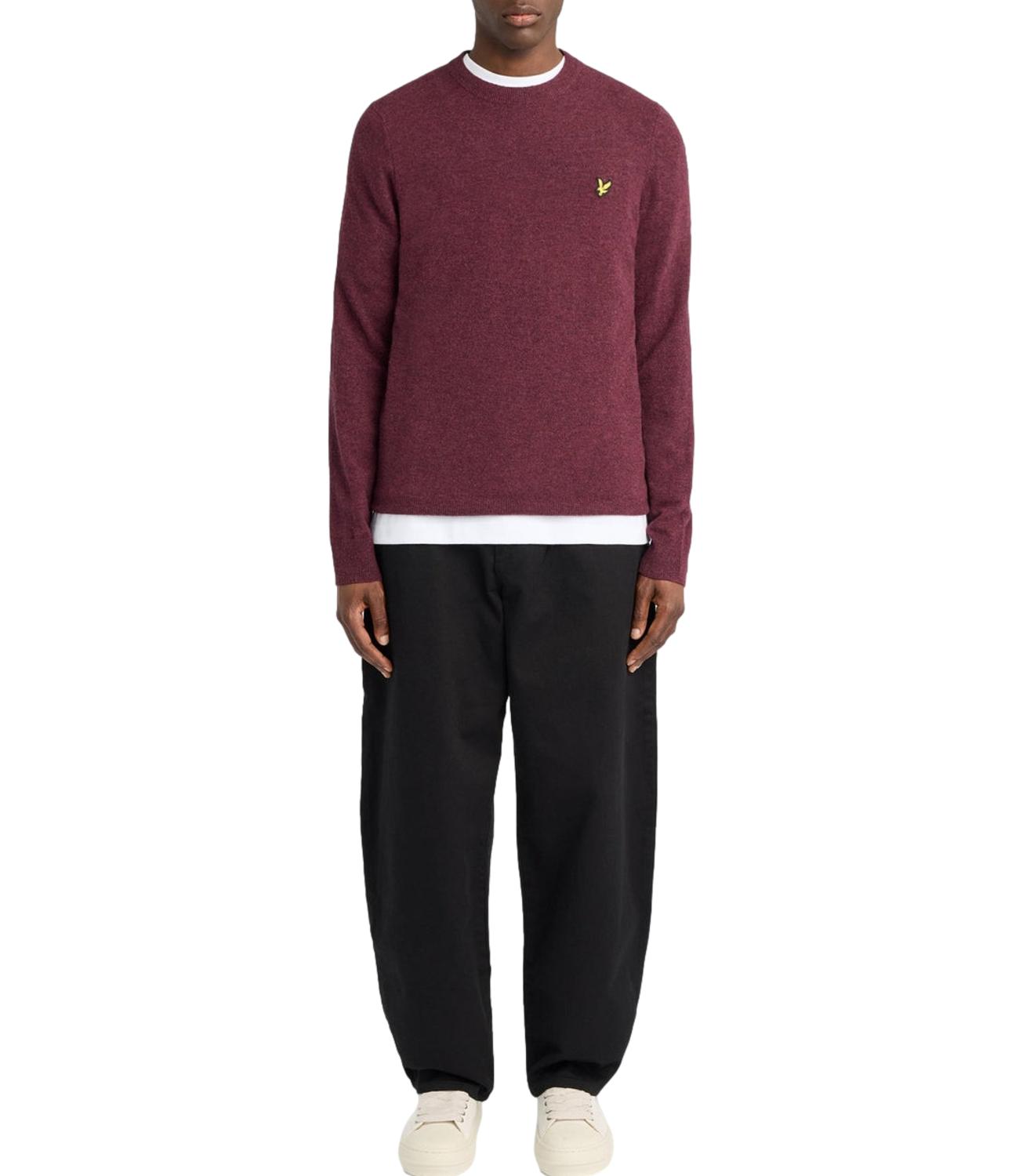 Maglia Lyle & Scott 263MLSKN2114VC Uomo - Beetroot Marl