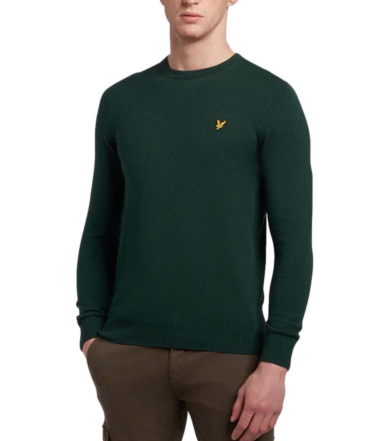 Maglia Lyle & Scott 263MLSKN2110VC Uomo - Dark Green