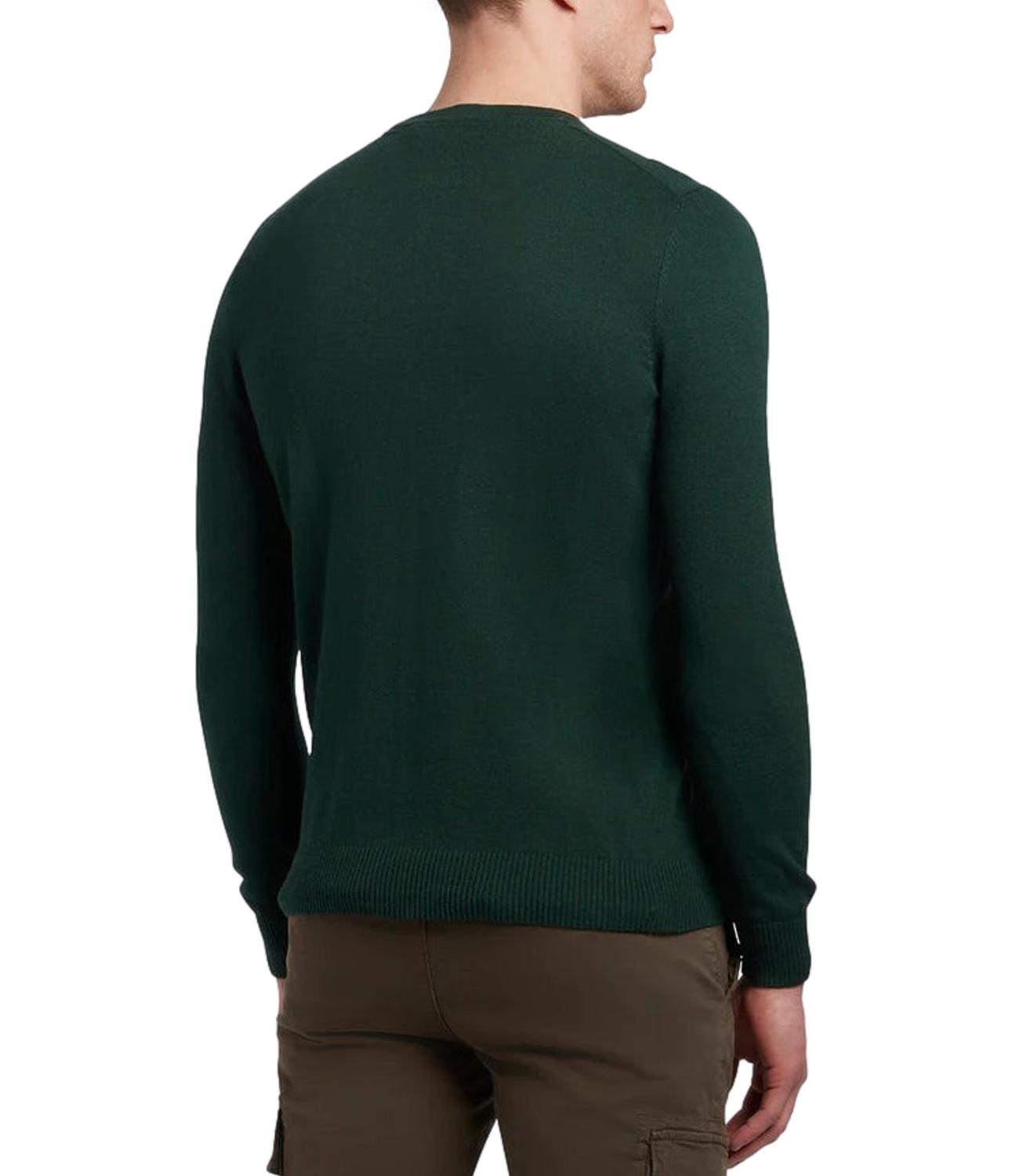 Maglia Lyle & Scott 263MLSKN2110VC Uomo - Dark Green
