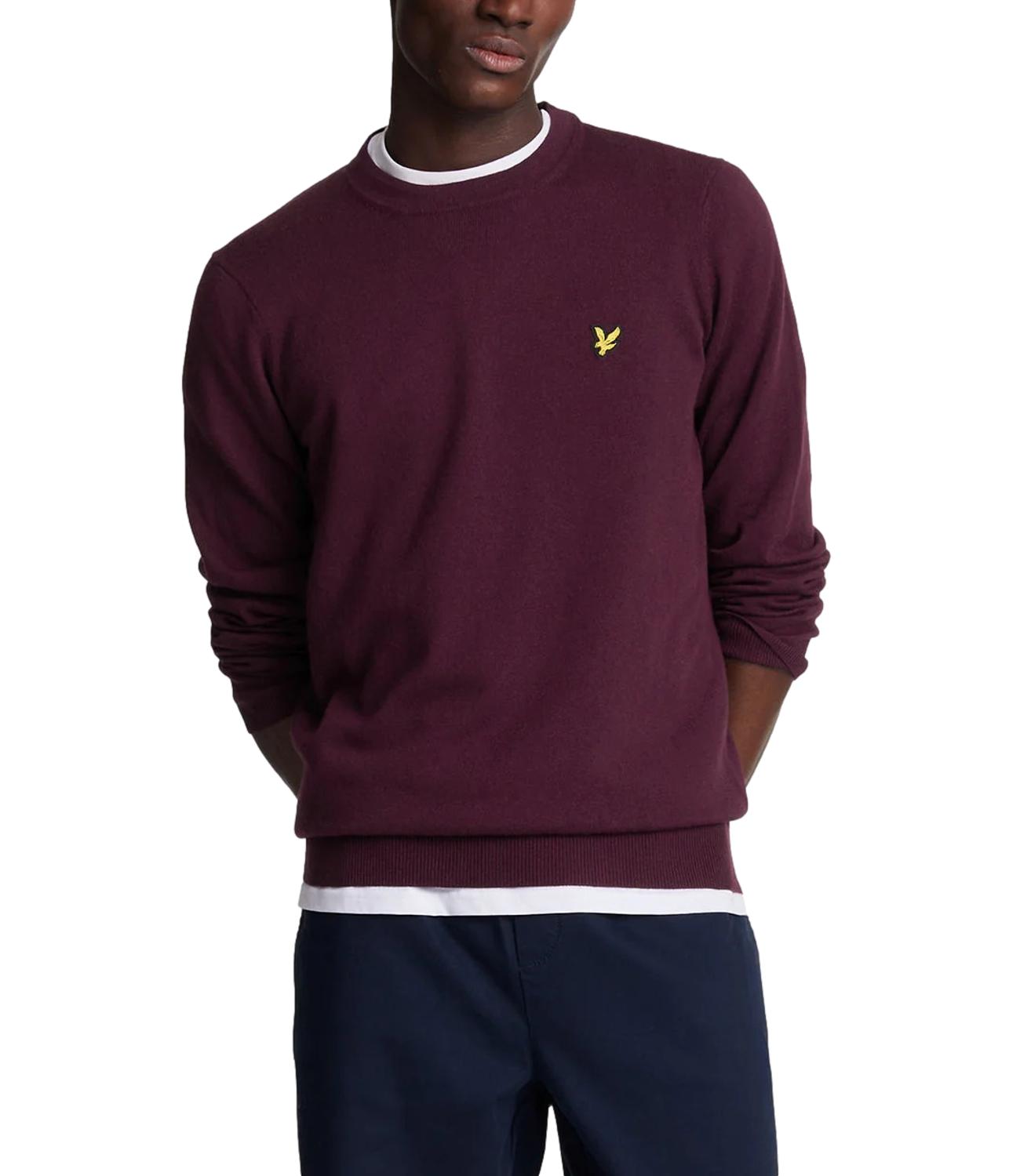 Maglia Lyle & Scott 263MLSKN2110VC Uomo - Burgundy