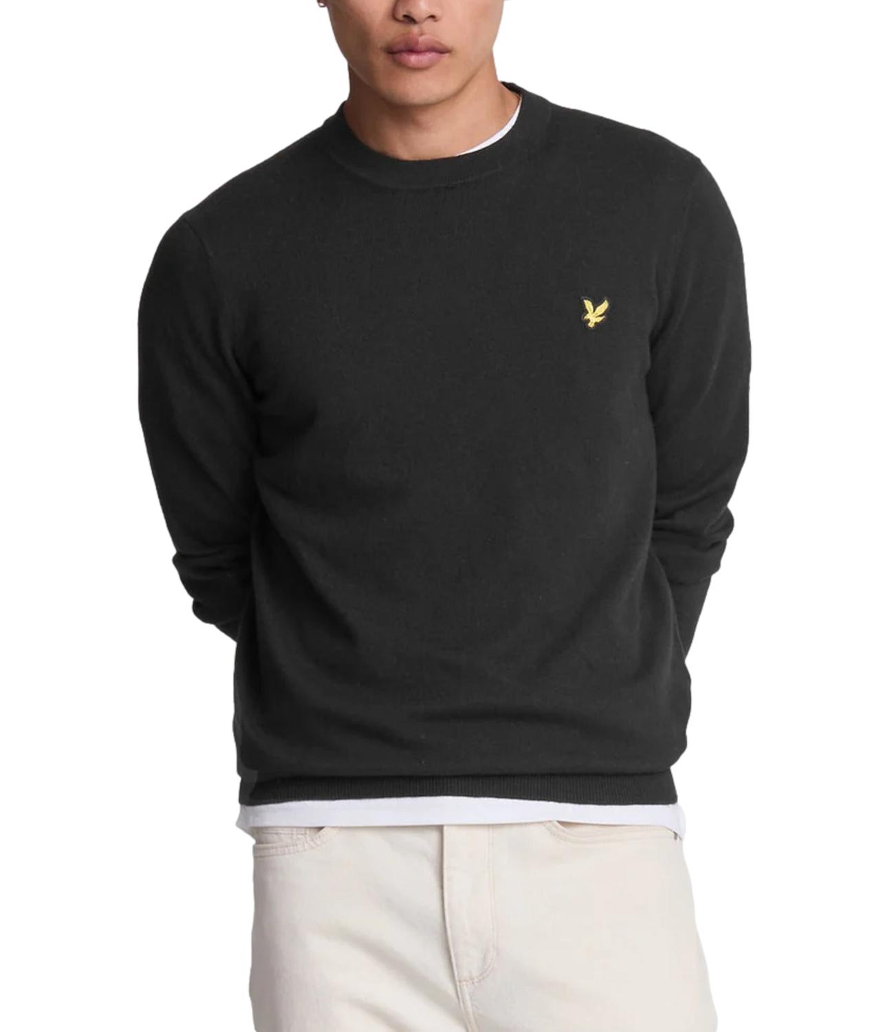 Maglia Lyle & Scott 263MLSKN2110VC Uomo - Jet Black
