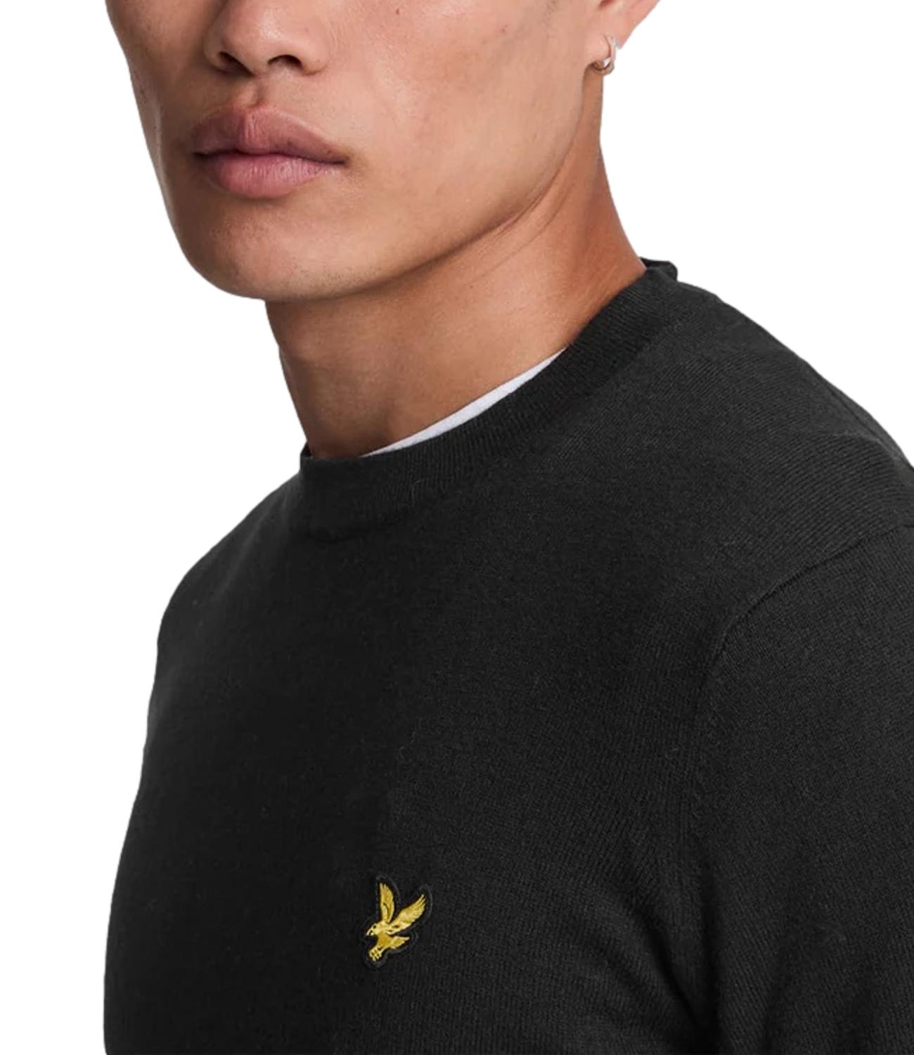 Maglia Lyle & Scott 263MLSKN2110VC Uomo - Jet Black