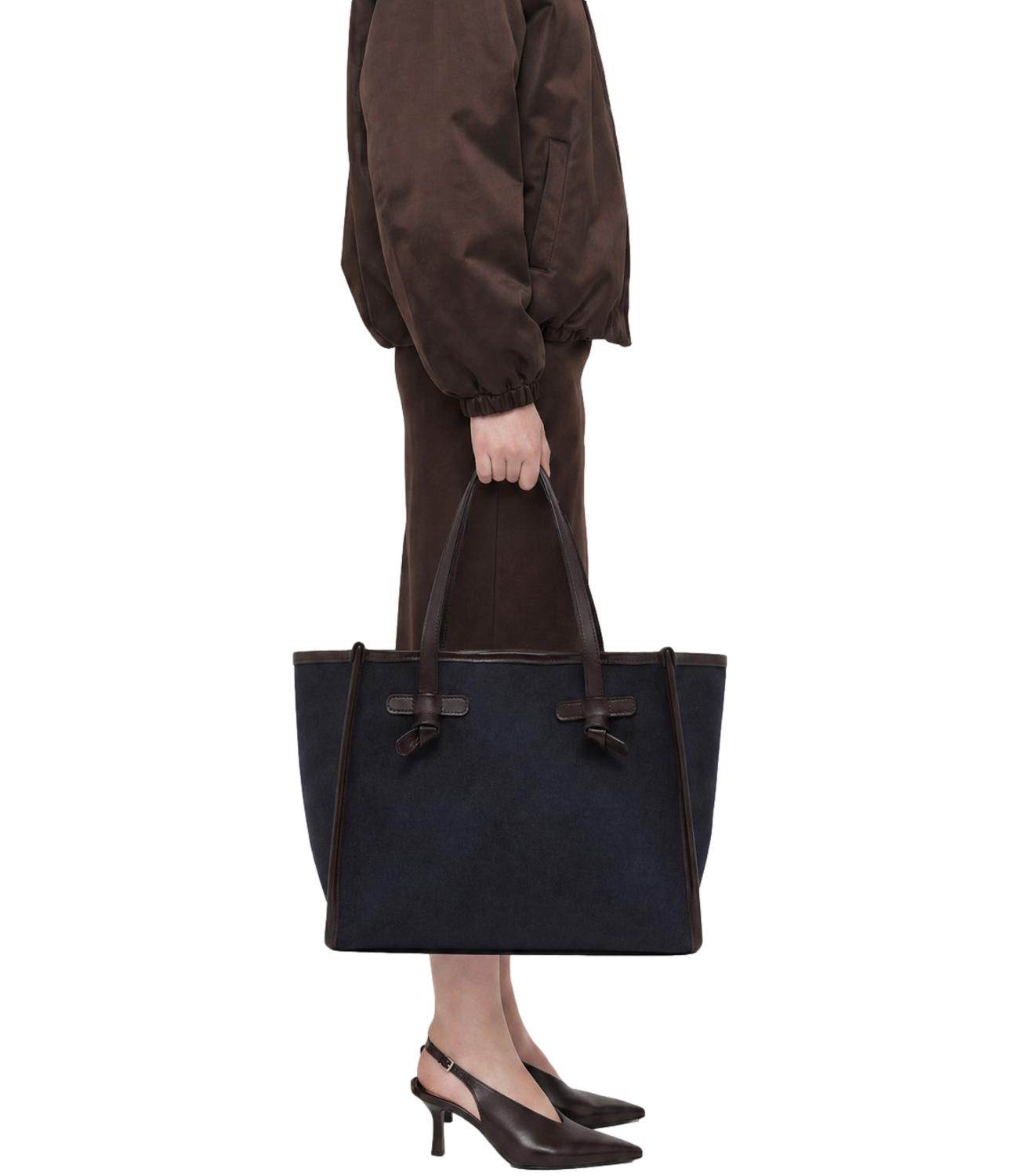 Borsa Marcella By Gianni Chiarini BS 6849/COMM CNV-SE Donna - NotturnO-CanapA-Espresso