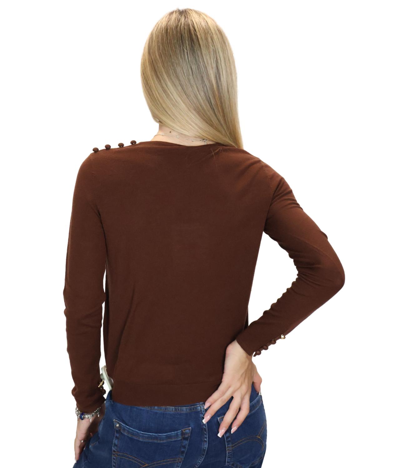 Maglia Marella 2623366302200 Donna - Marrone