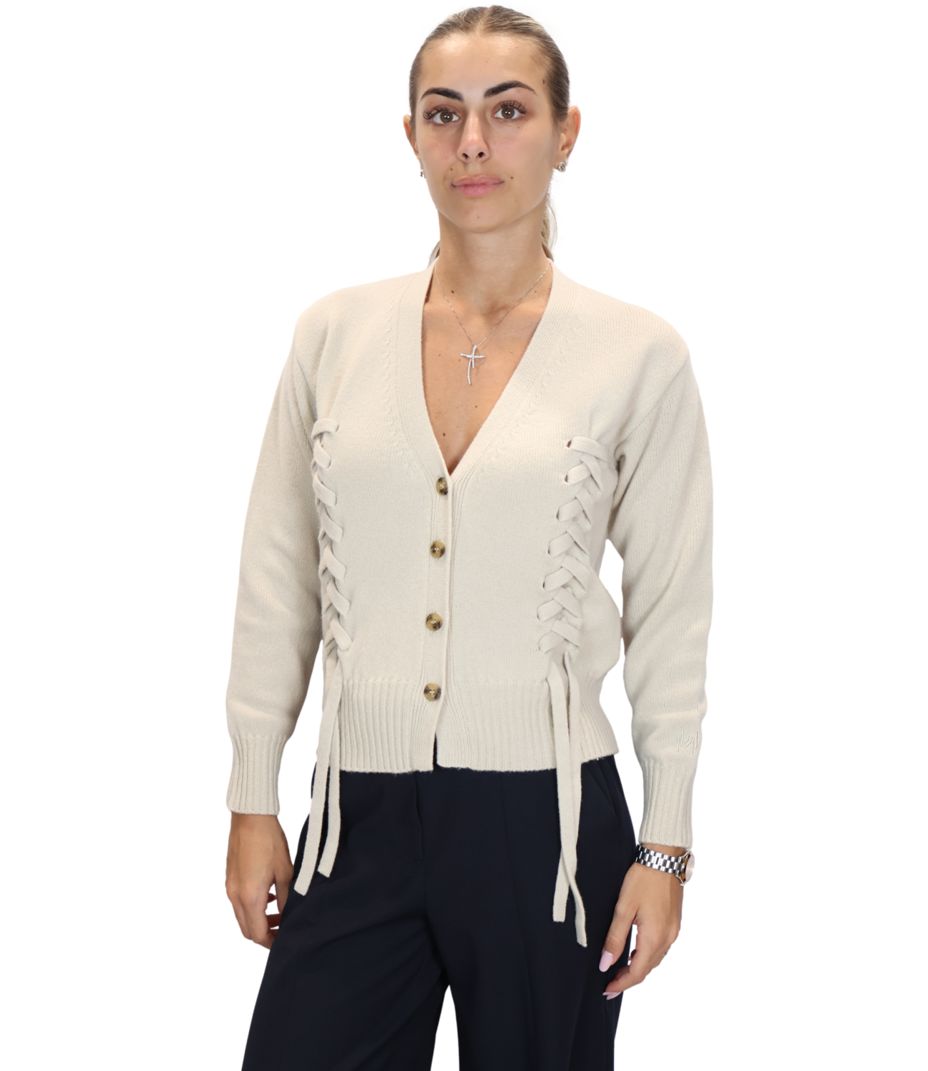 Cardigan Marella Monochrome 2623346045200 Donna - Tortora