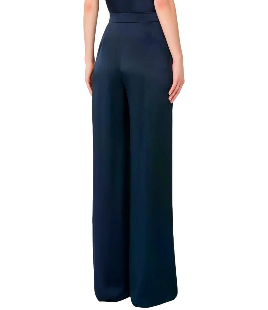 Pantalone Max Mara Studio 2626136033600 Donna - Blu Notte