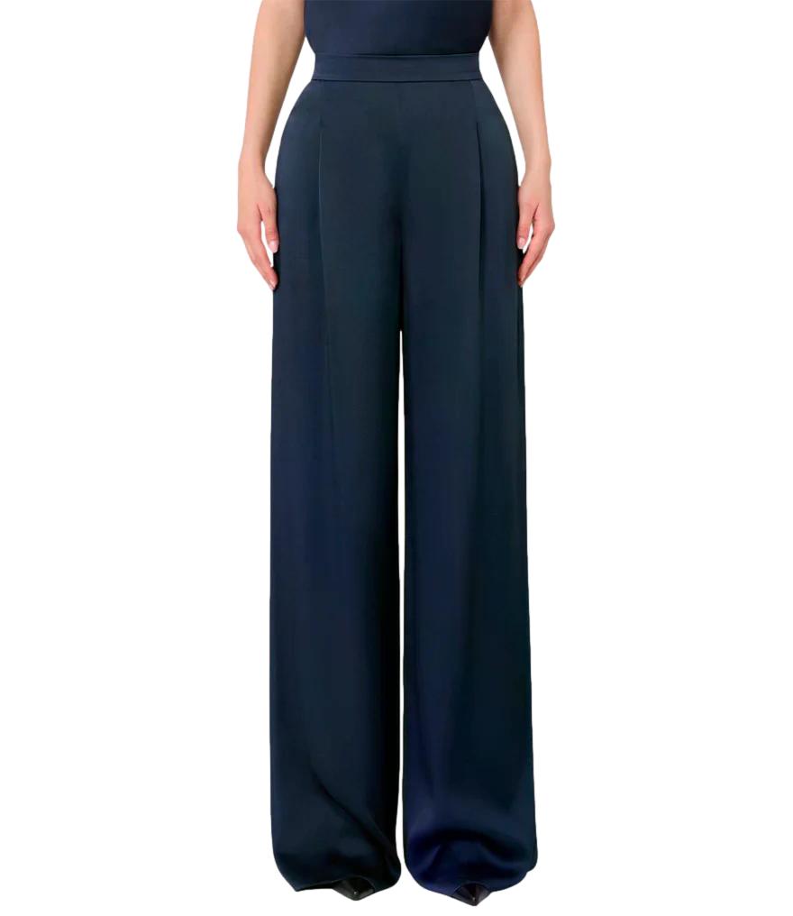 Pantalone Max Mara Studio 2626136033600 Donna - Blu Notte