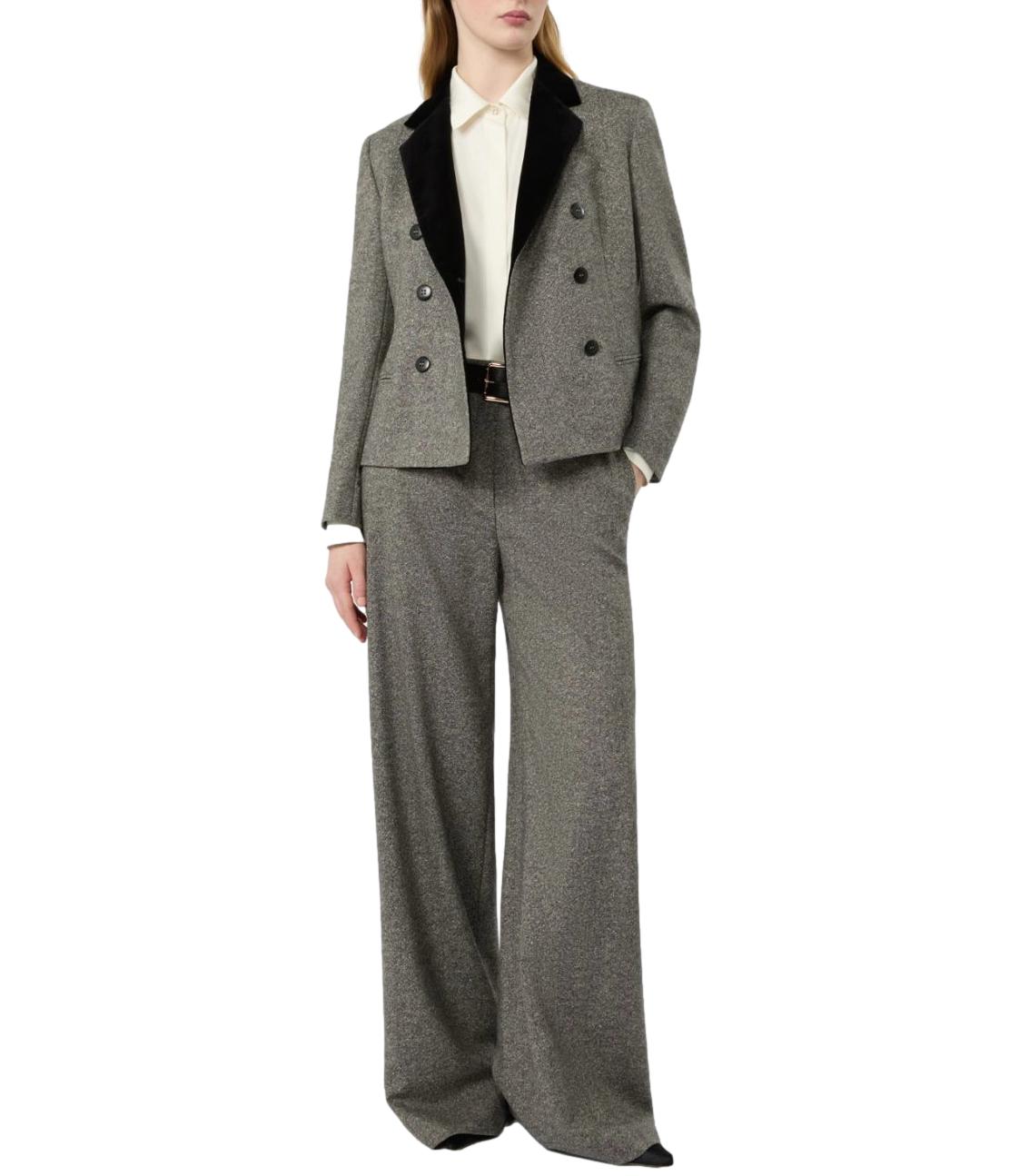 Pantalone Max Mara Studio 2626136042600 Donna - Bianco Nero