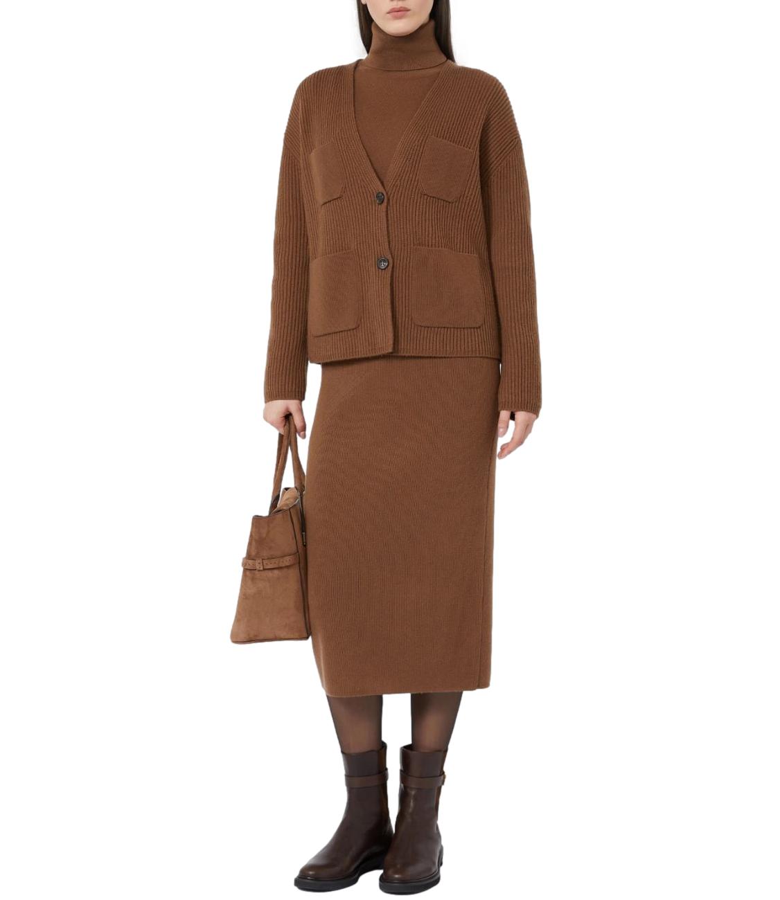 Maglia Max Mara Studio 2626366022600 Donna - Cuoio