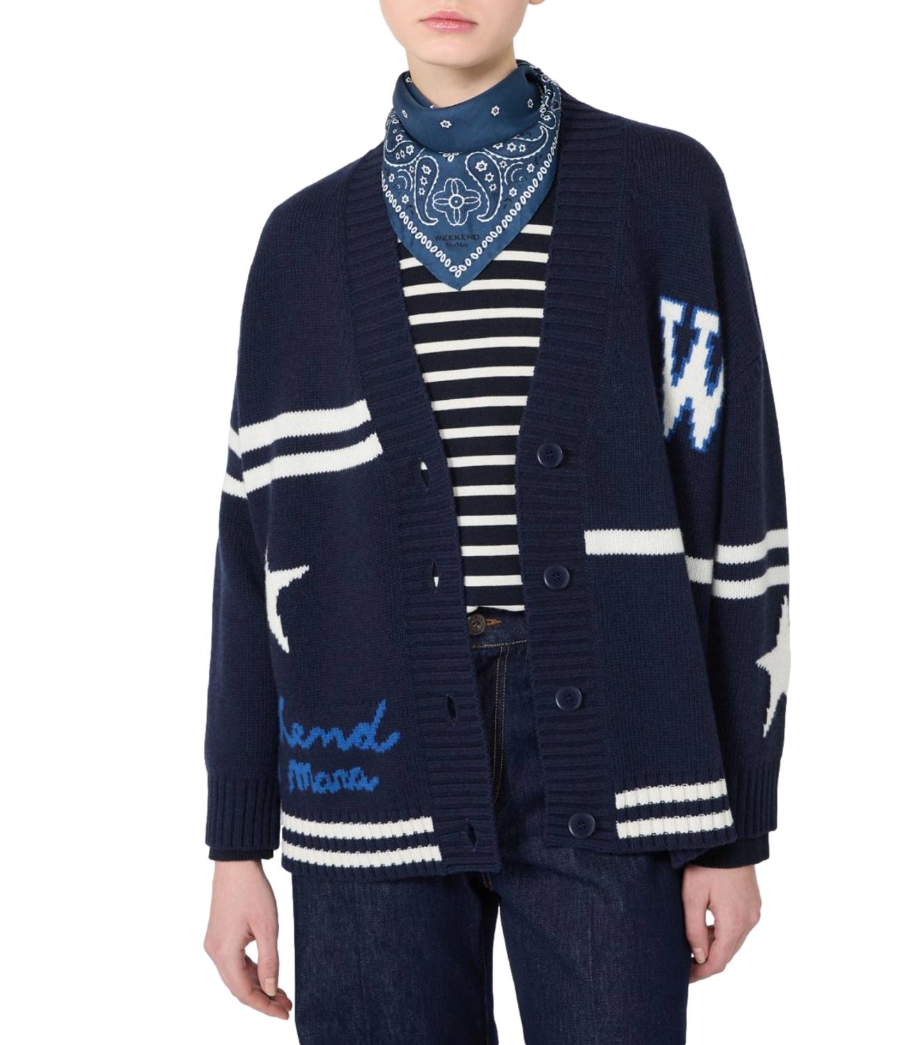 Cardigan Max Mara Weekend 2625346072600 Donna - Blu Marino