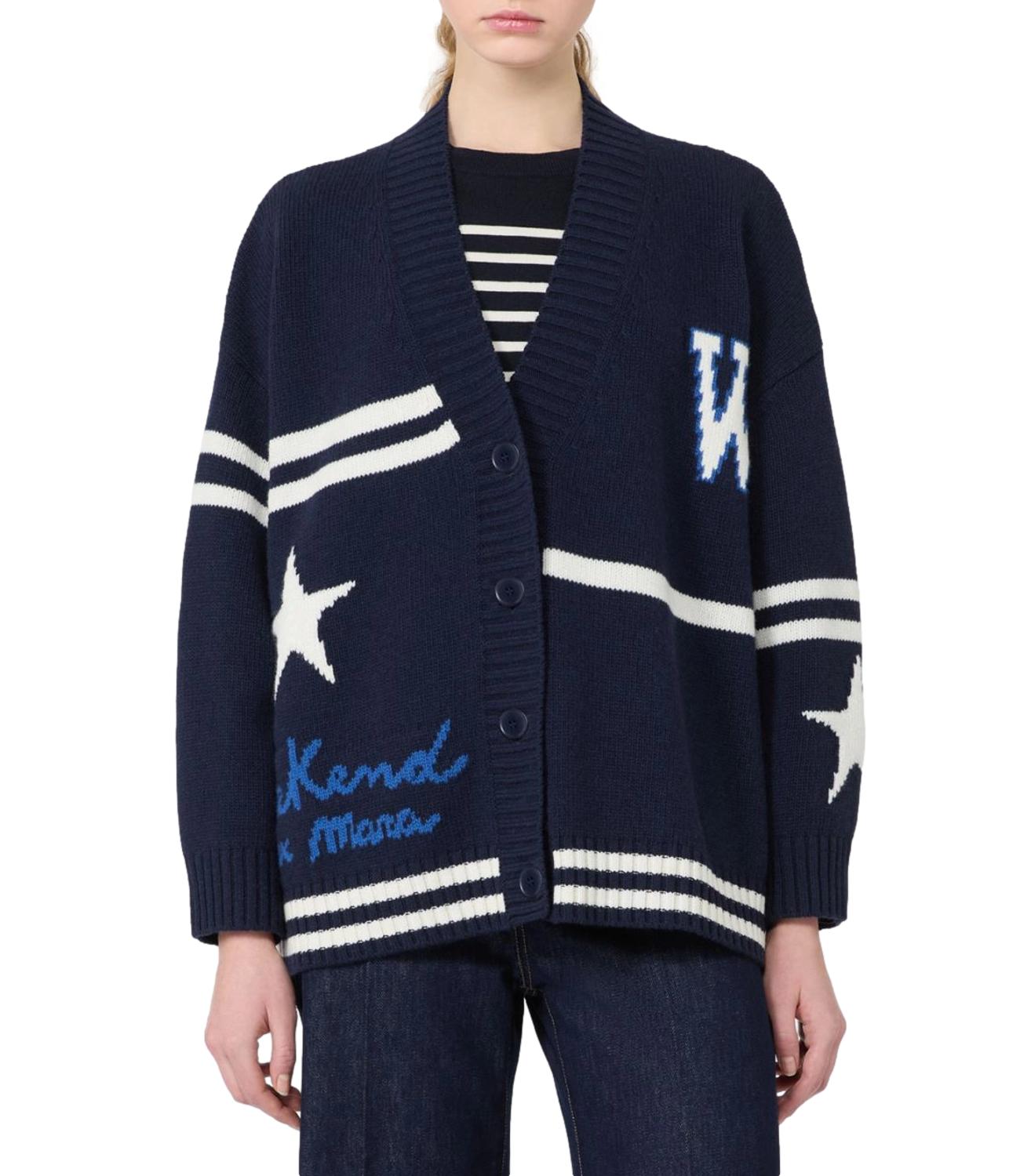 Cardigan Max Mara Weekend 2625346072600 Donna - Blu Marino