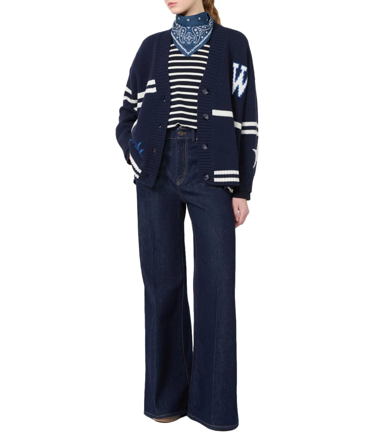 Cardigan Max Mara Weekend 2625346072600 Donna - Blu Marino