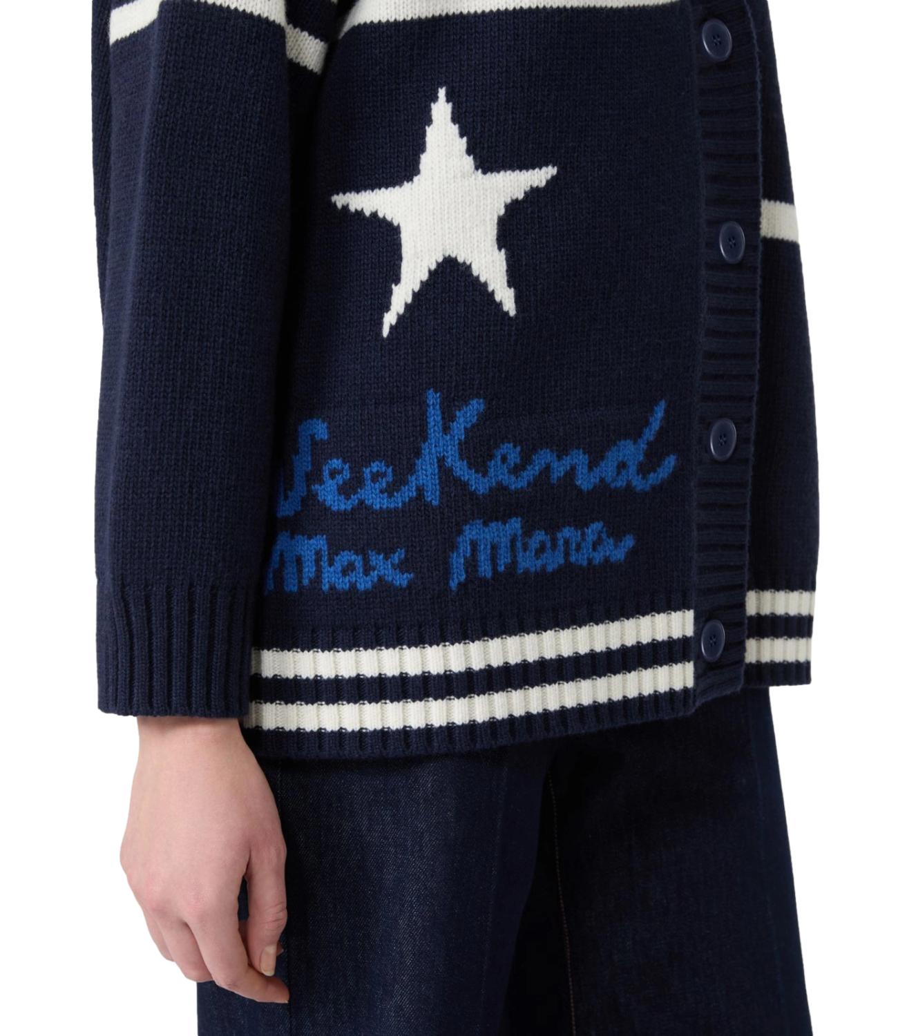 Cardigan Max Mara Weekend 2625346072600 Donna - Blu Marino