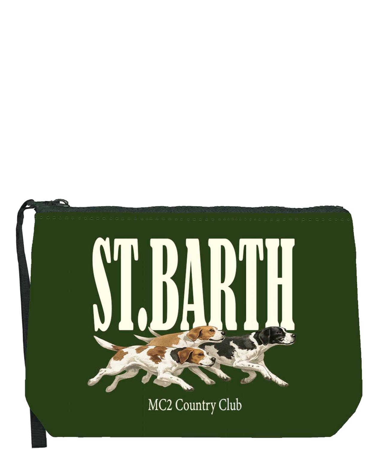 Pochette Mc2 Saint Barth Aline Wax Logo Dogs