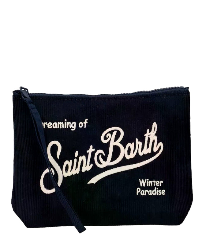 Pochette Mc2 Saint Barth Aline Wool Blu