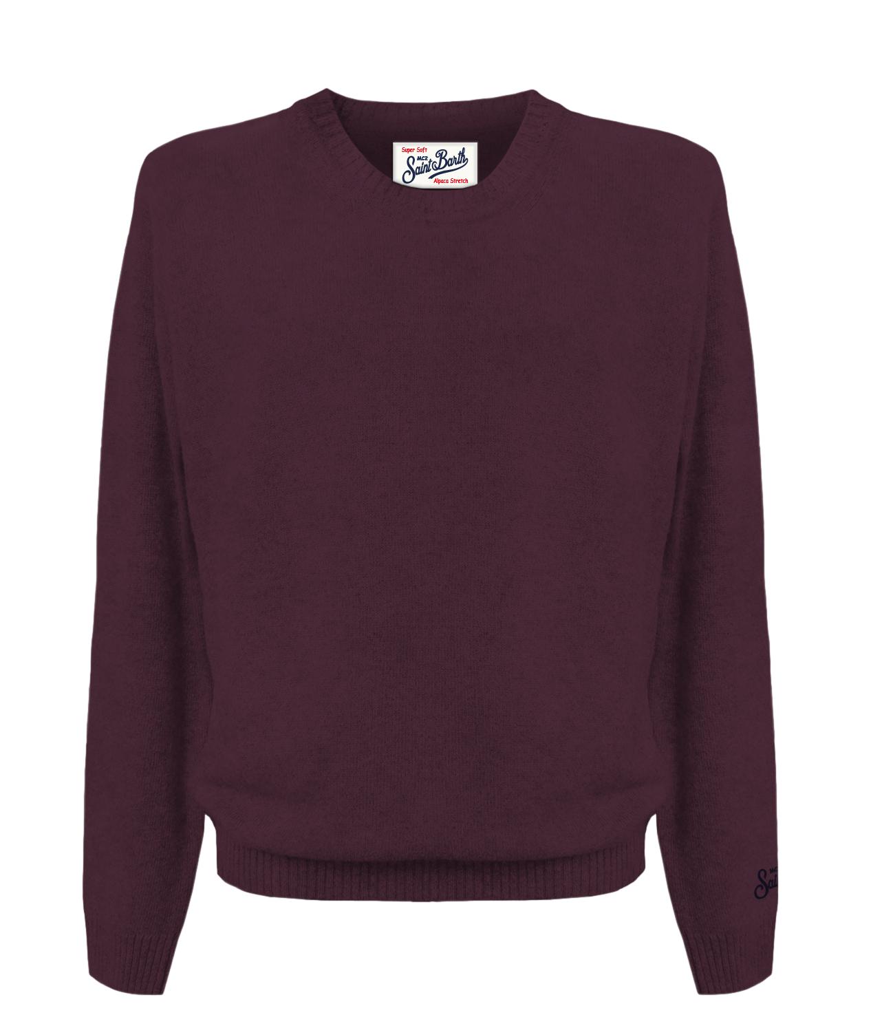 Felpa Mc2 Saint Barth REGE006 Uomo - 44m Aubergine