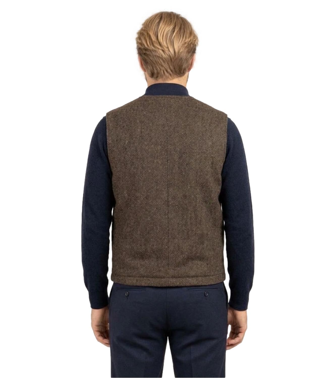 Gilet Mentore COWBOY PLAIN Uomo - Marron Glace'