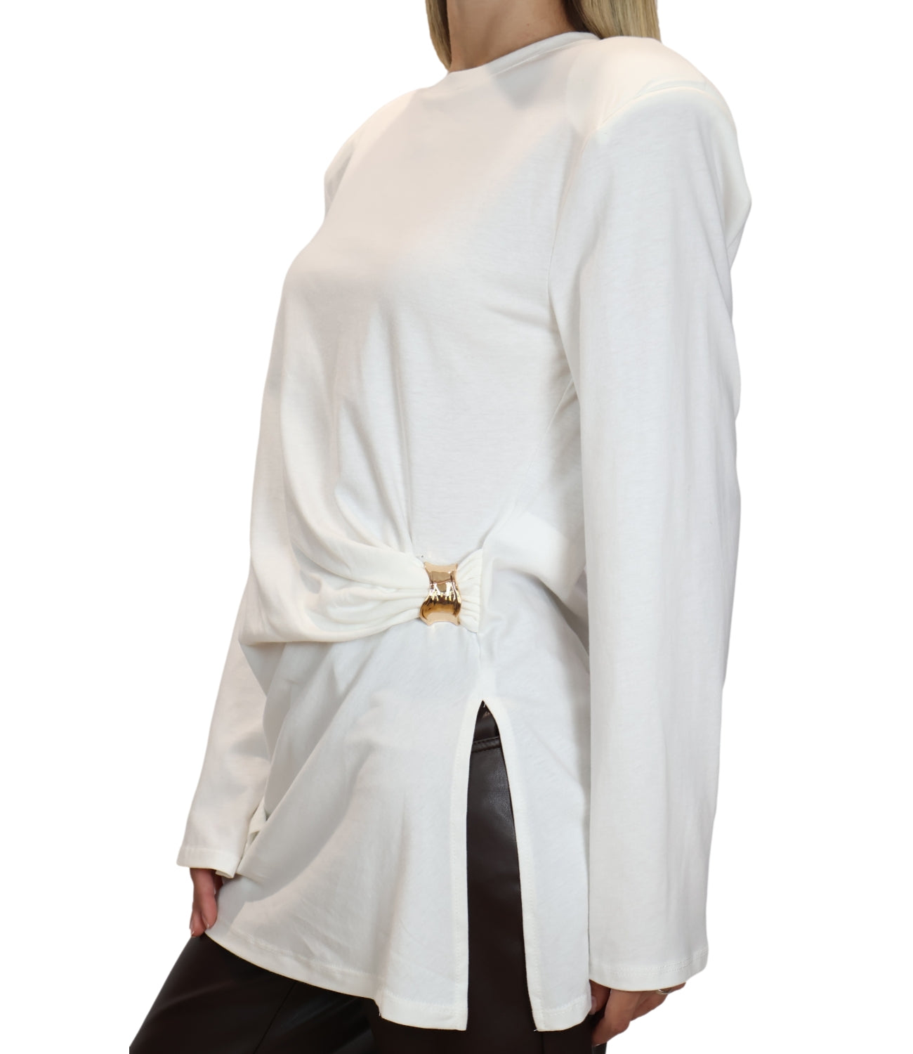 Maglia Motel 01-M912FW26 Donna - Panna
