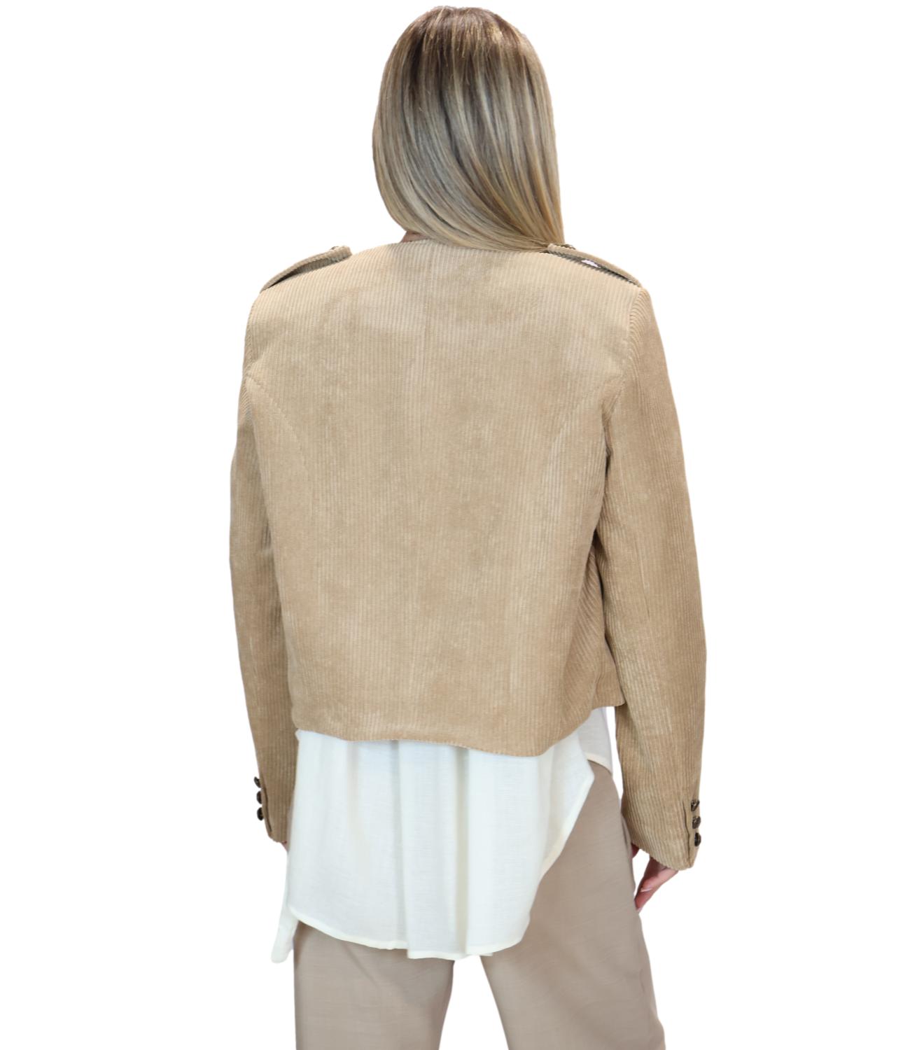 Giacca Motel 27B5516 Donna - Camel
