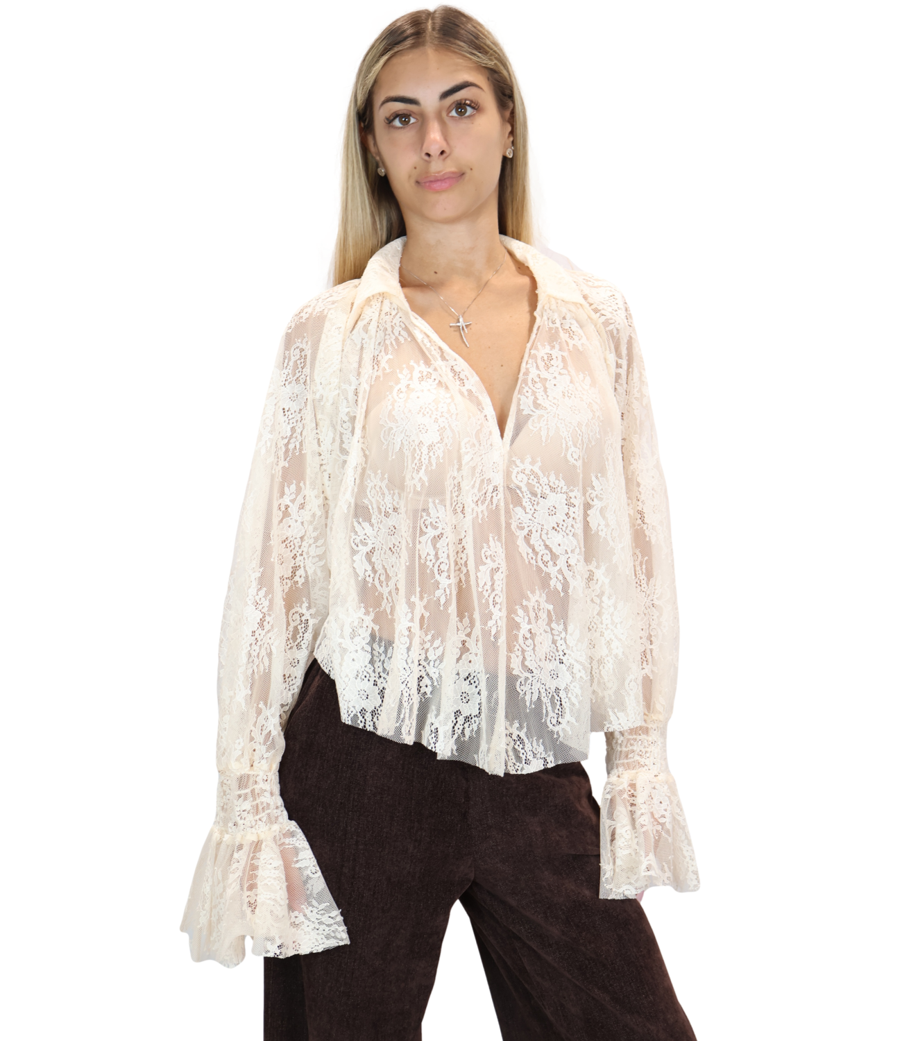 Camicia Motel 80B-C693 Donna - Burro